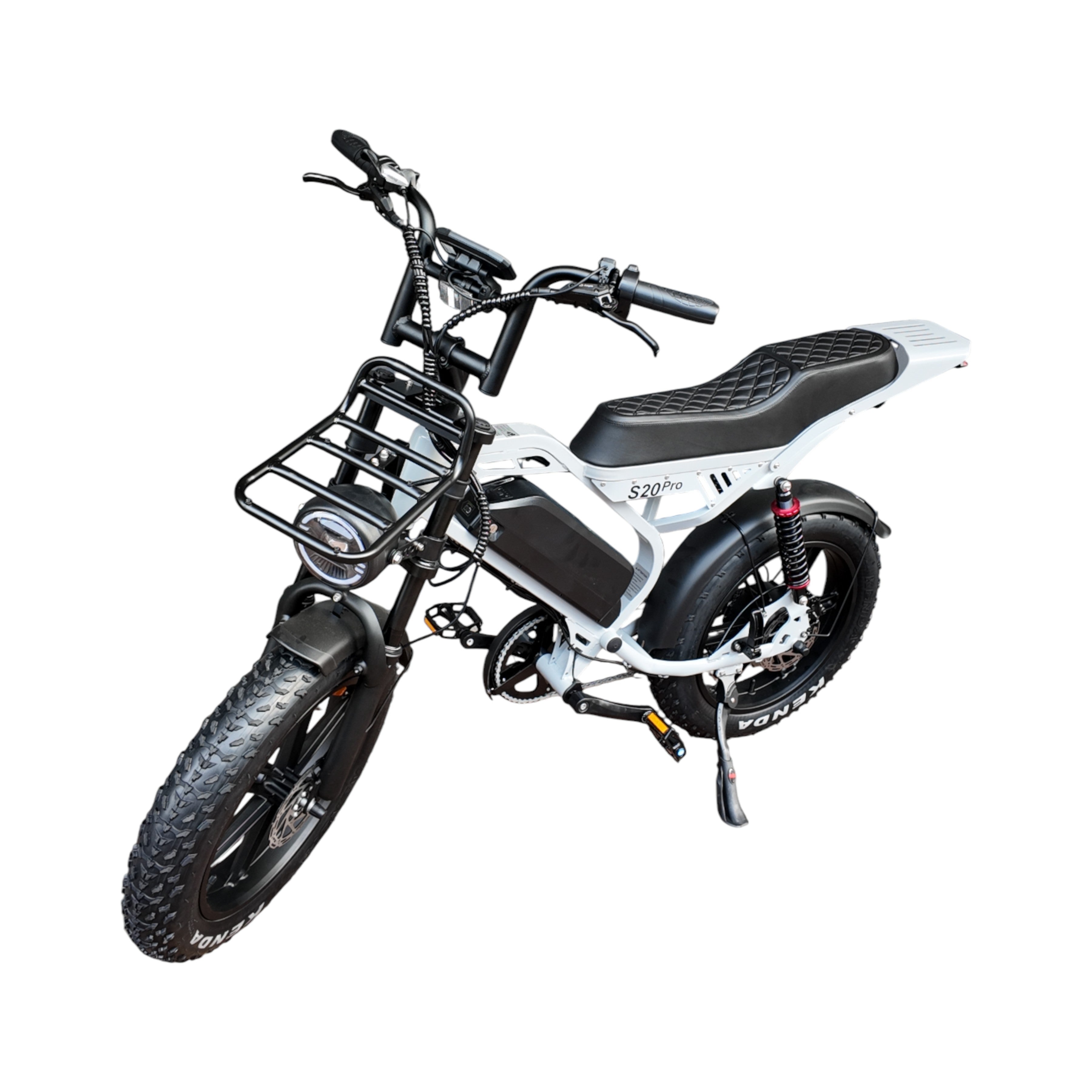 QmWheel S20 Pro – Fatbike – Nardo Grijs – Hydraulische Remmen - AE-trading