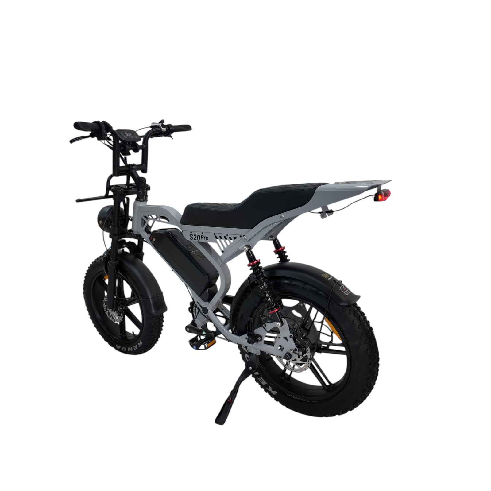 QmWheel S20 Pro Fatbike - Nardo Grijs - Inclusief Accessoires - AE-trading