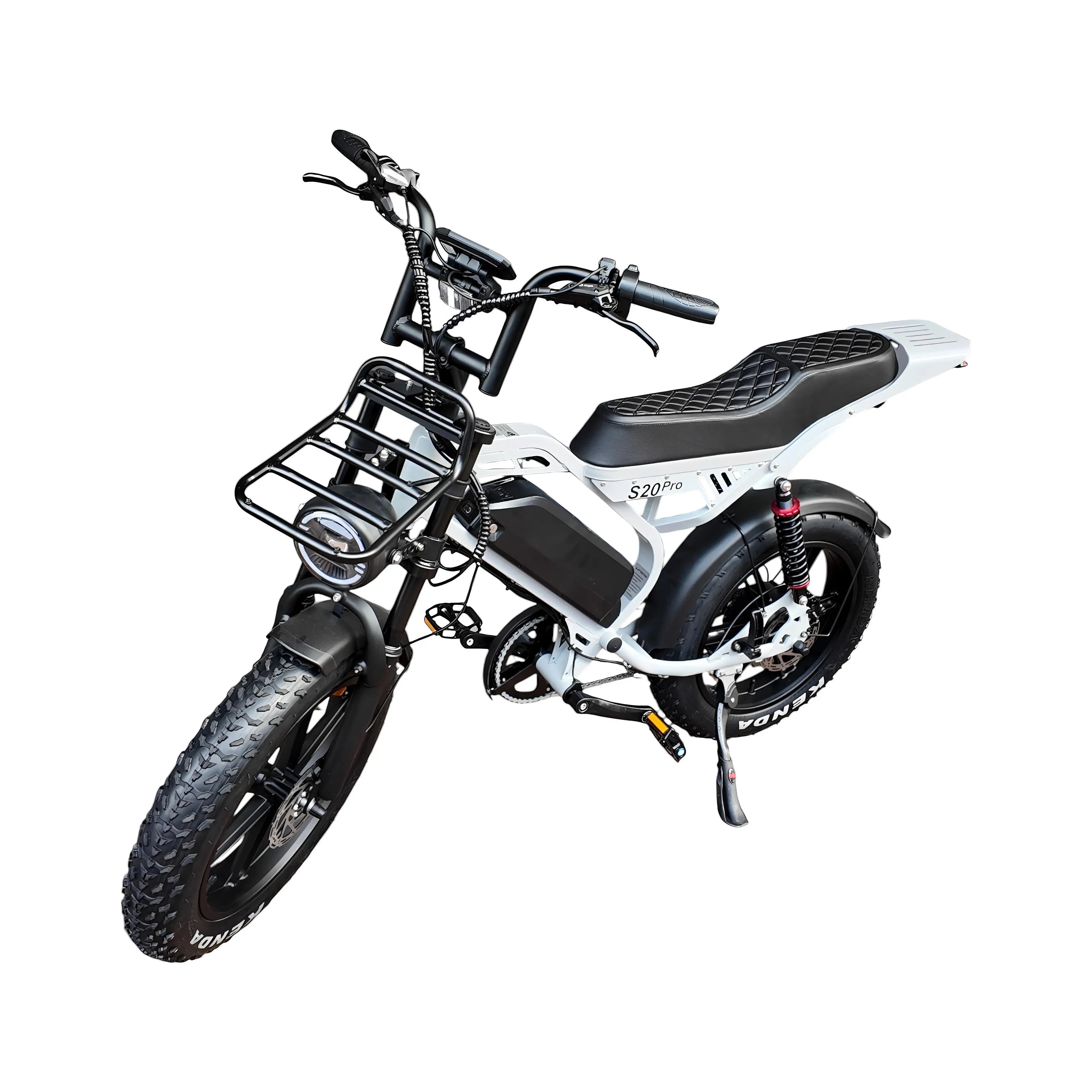 QmWheel S20 Pro – Fatbike – Nardo Grijs – Hydraulische Remmen - AE-trading