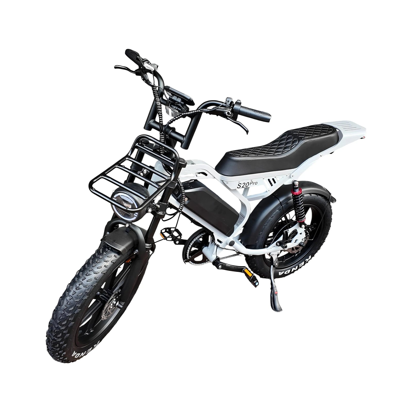 QmWheel S20 Pro Fatbike - Nardo Grijs - Inclusief Accessoires - AE-trading