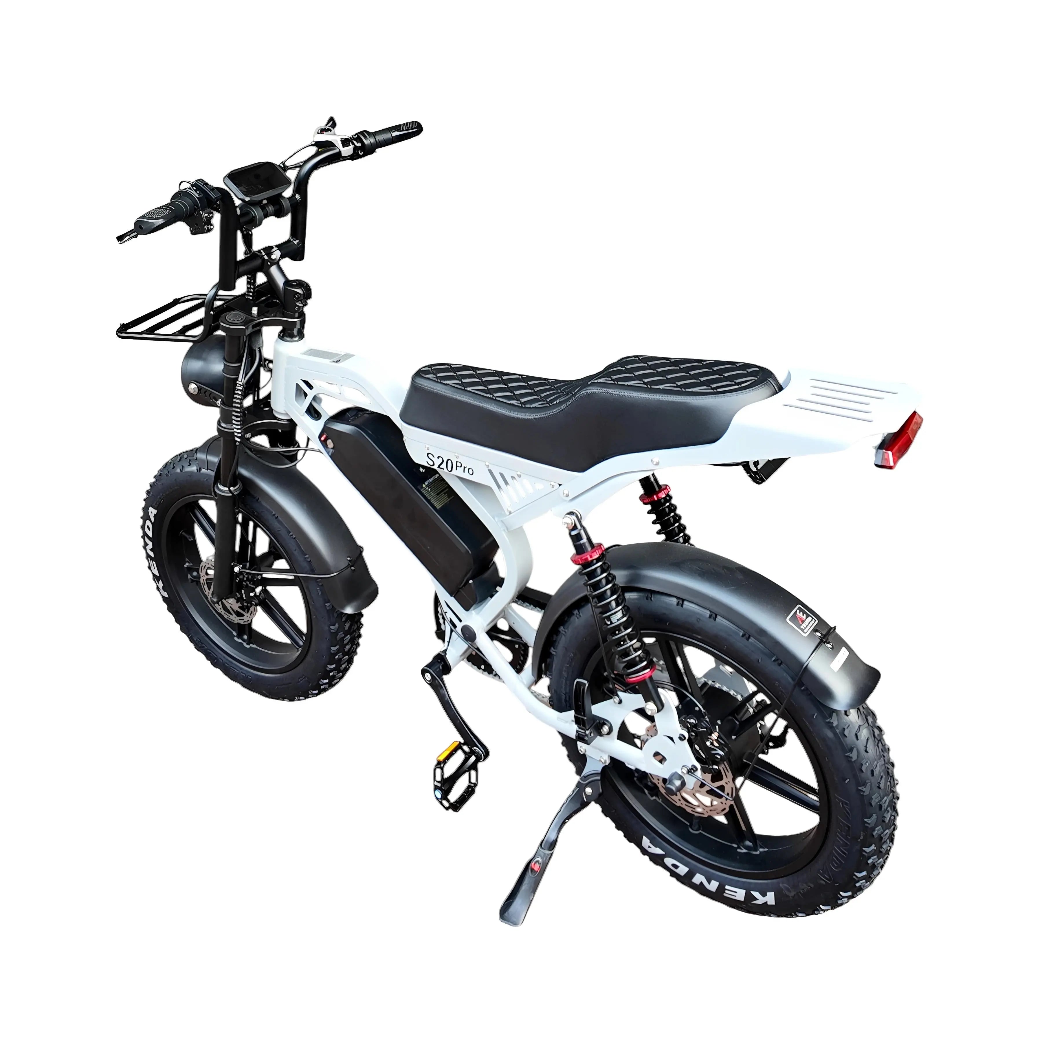 QmWheel S20 Pro – Fatbike – Nardo Grijs – Hydraulische Remmen - AE-trading