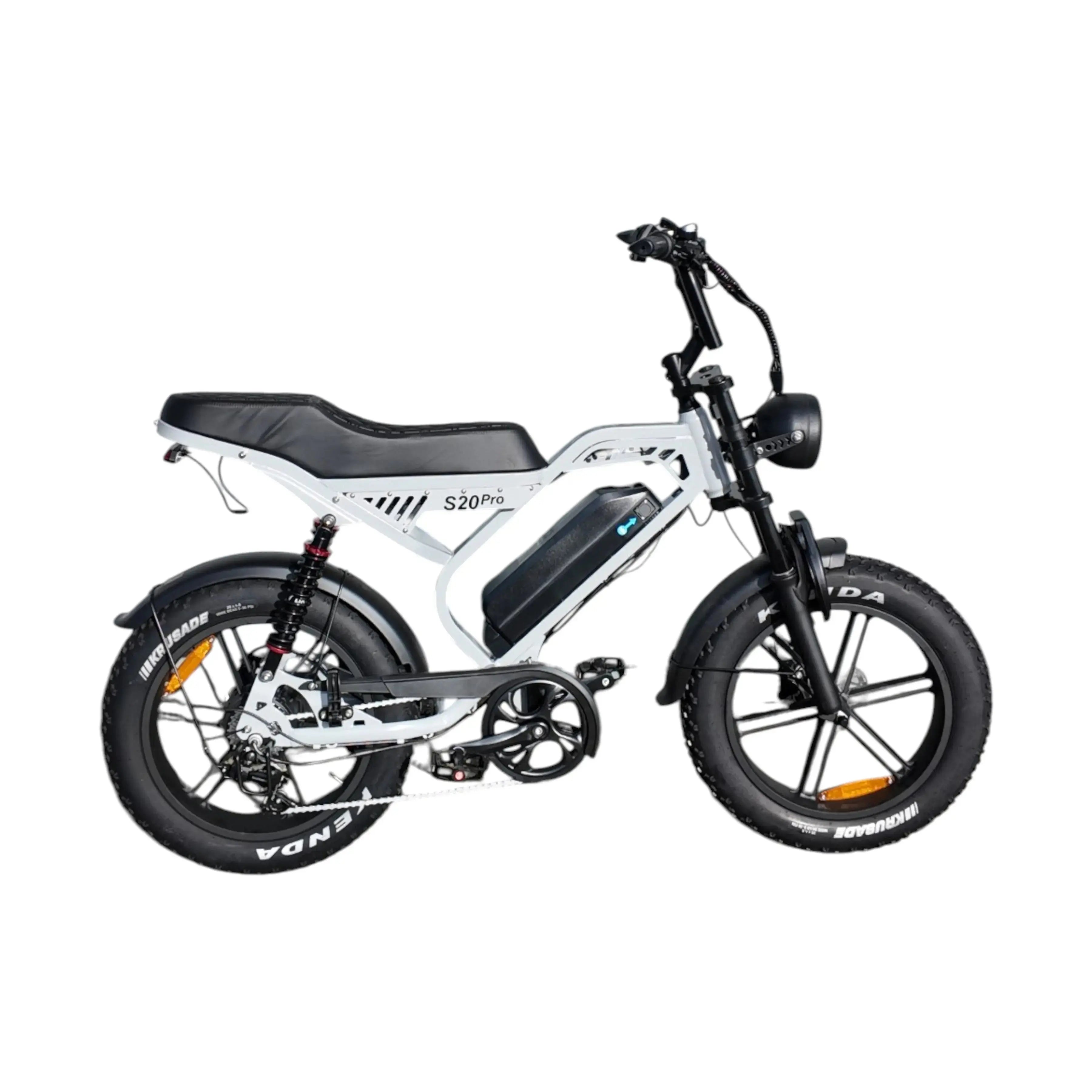 QmWheel S20 Pro Fatbike - Nardo Grijs - AE-trading