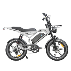 QmWheel S20 Pro Fatbike - Nardo Grijs - Inclusief Accessoires - AE-trading