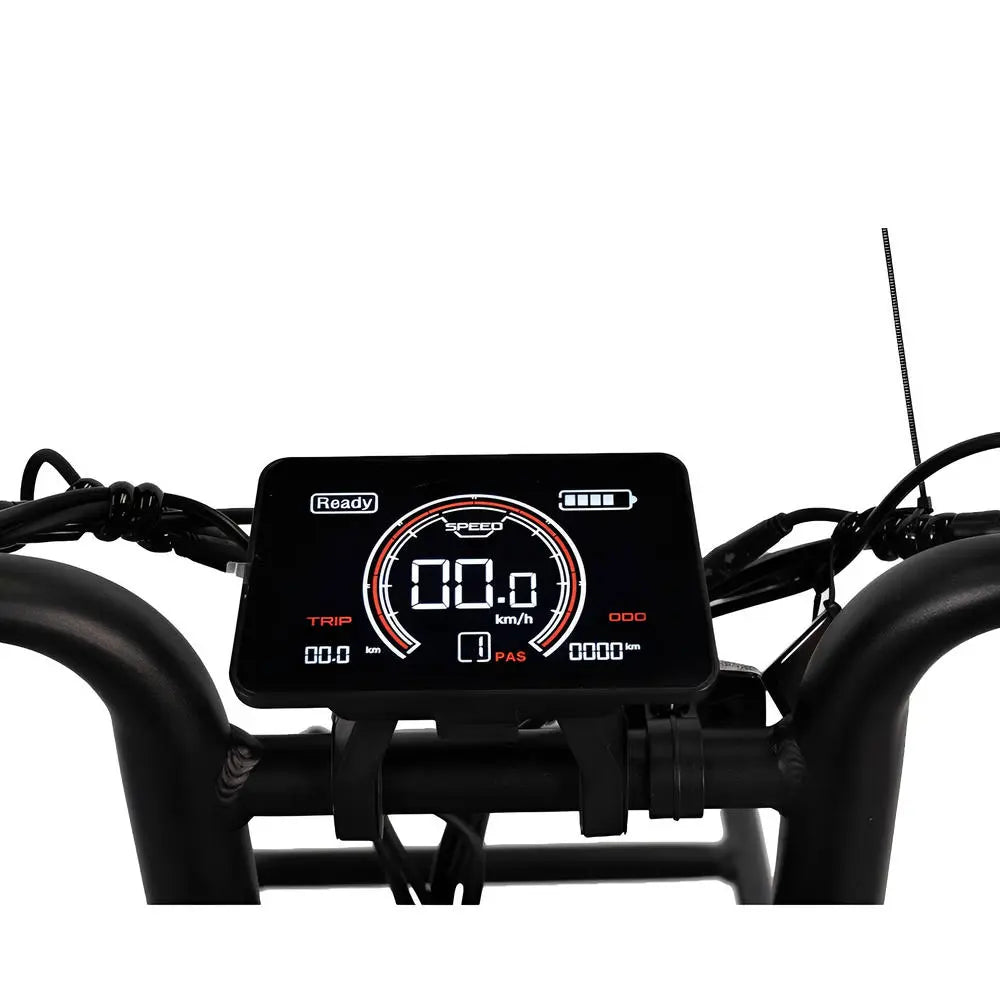 QmWheel S20 Pro Fatbike – Zwart – Inclusief Accessoires - AE-trading