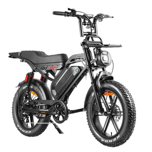 QmWheel S20 Pro Fatbike – Zwart – Inclusief Accessoires - AE-trading