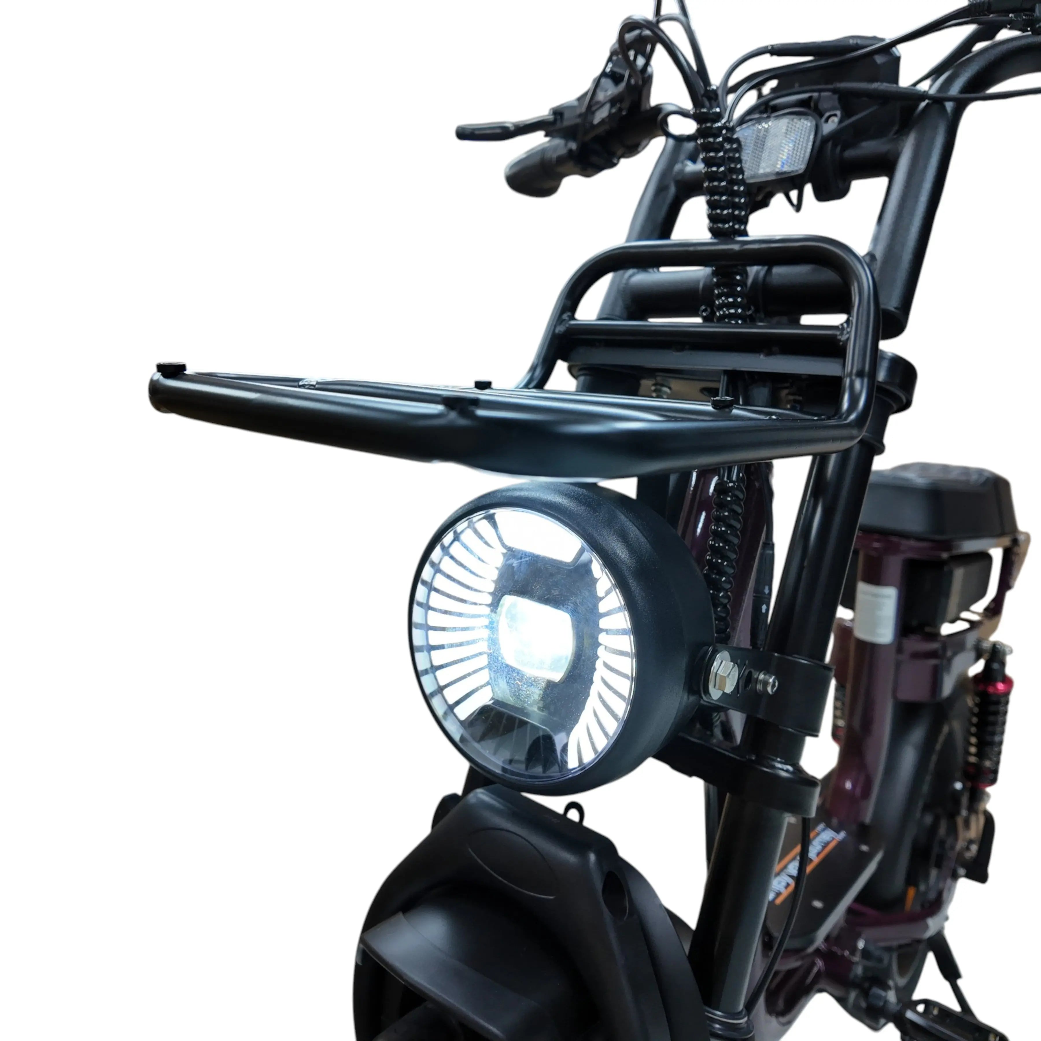 QmWheel V20 Comfort Fatbike – Paars – 2026