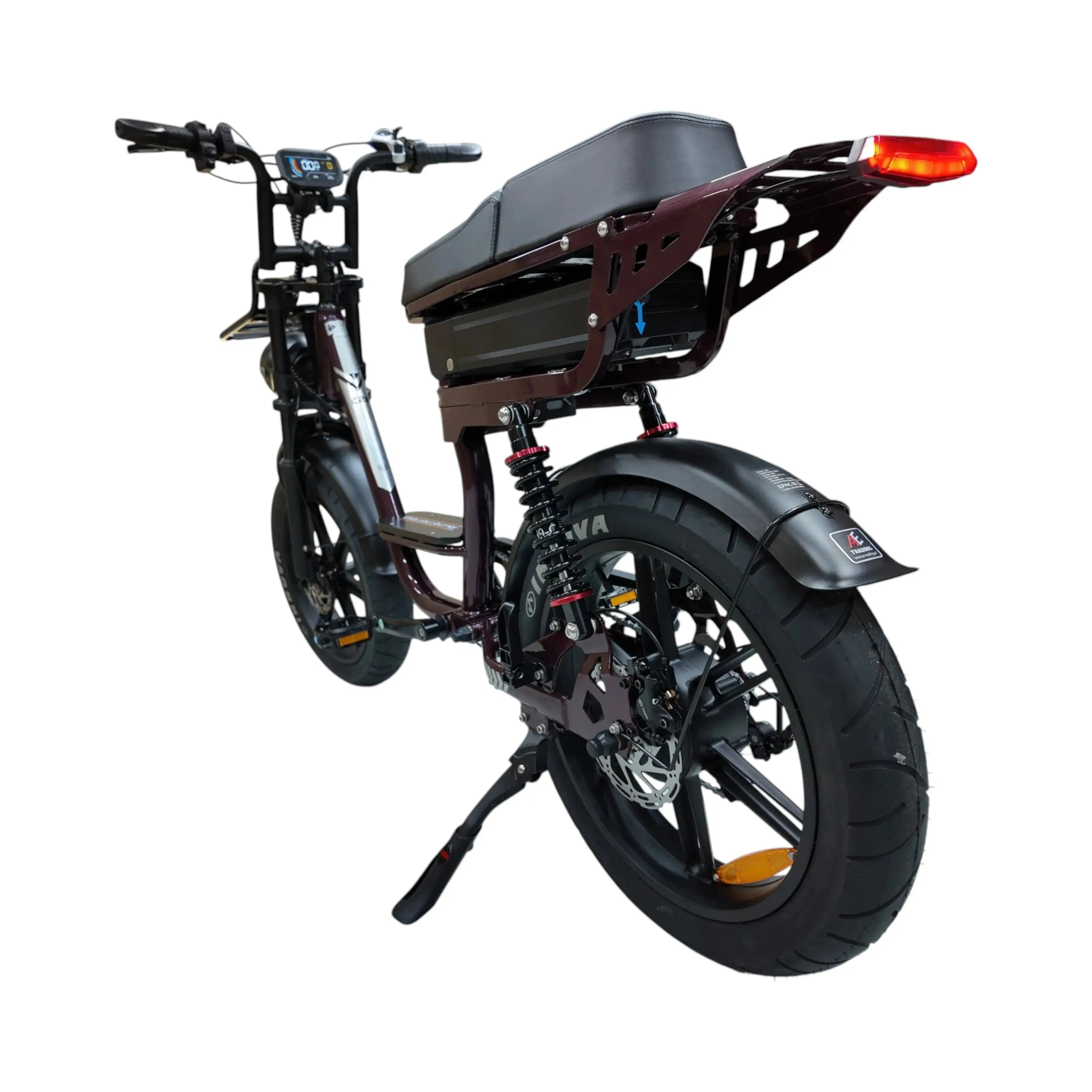 QmWheel V20 Comfort Fatbike – Paars – 2026 - AE-trading