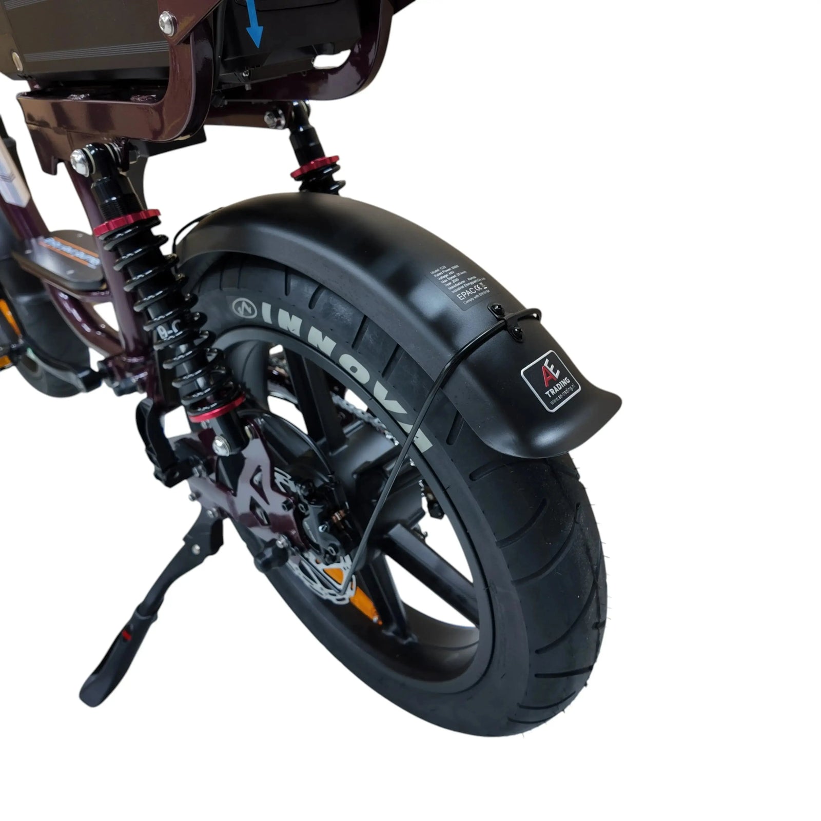 QmWheel V20 Comfort Fatbike – Paars – 2026 - AE-trading
