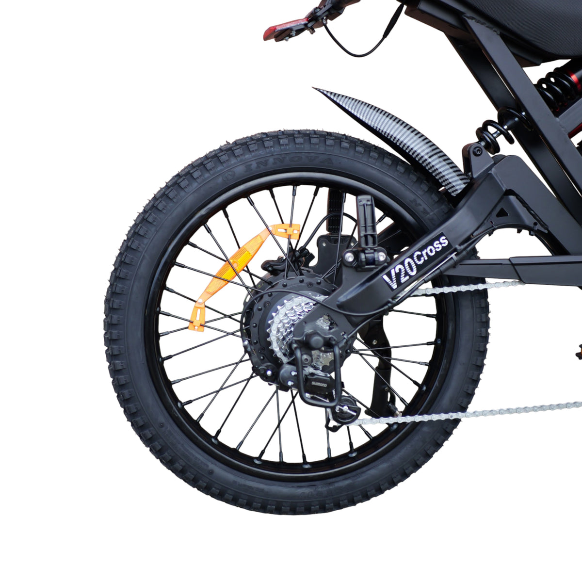 QmWheel V20 Cross Fatbike - Zwart - Skinnybike - AE-trading