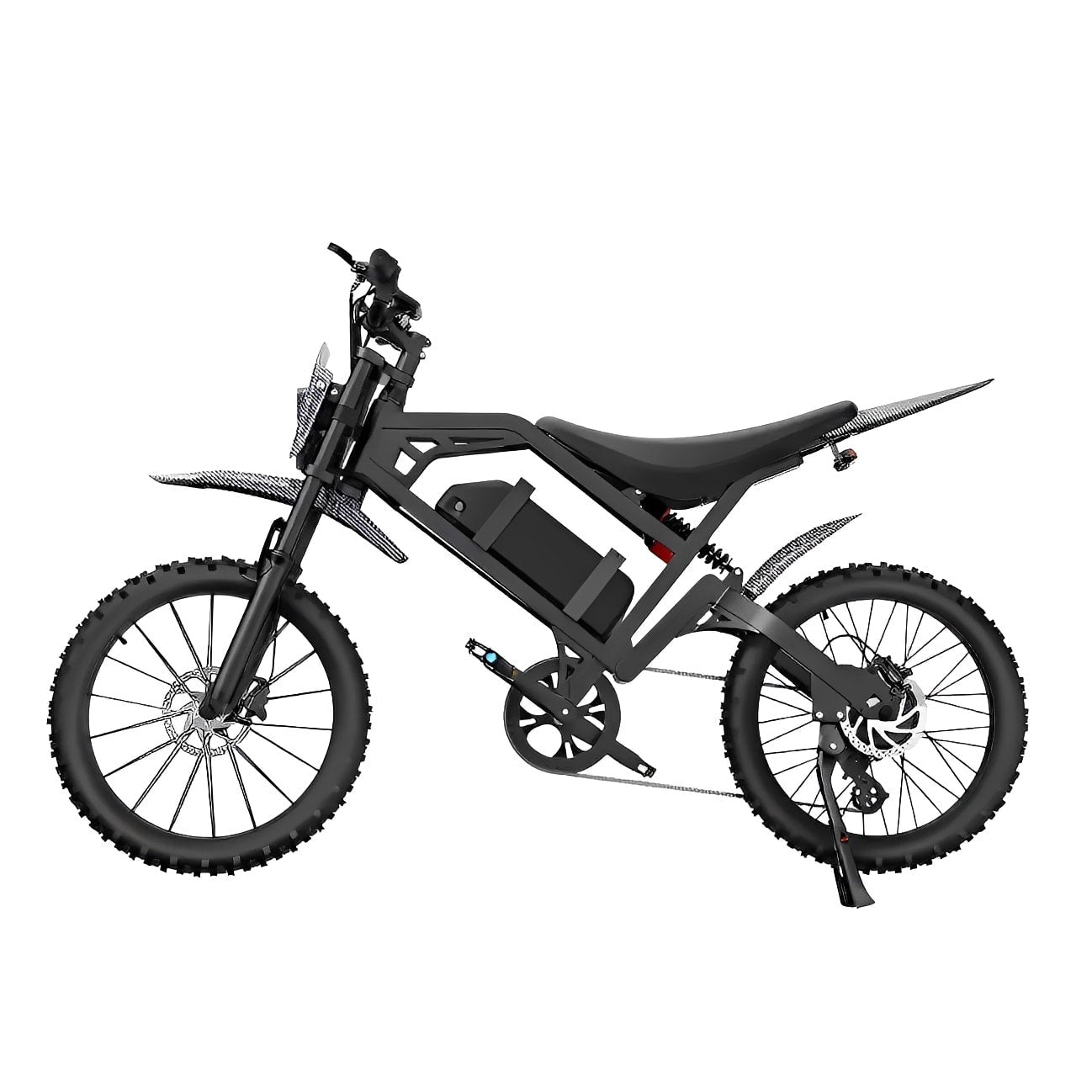 QmWheel V20 Cross Fatbike - Zwart - Skinnybike - AE-trading