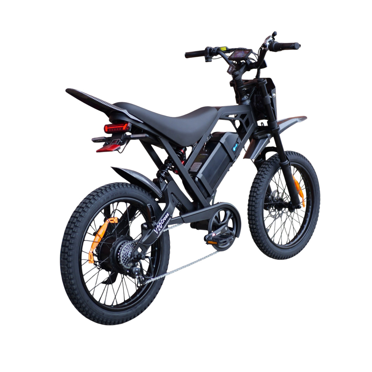 QmWheel V20 Cross Fatbike - Zwart - Skinnybike - AE-trading
