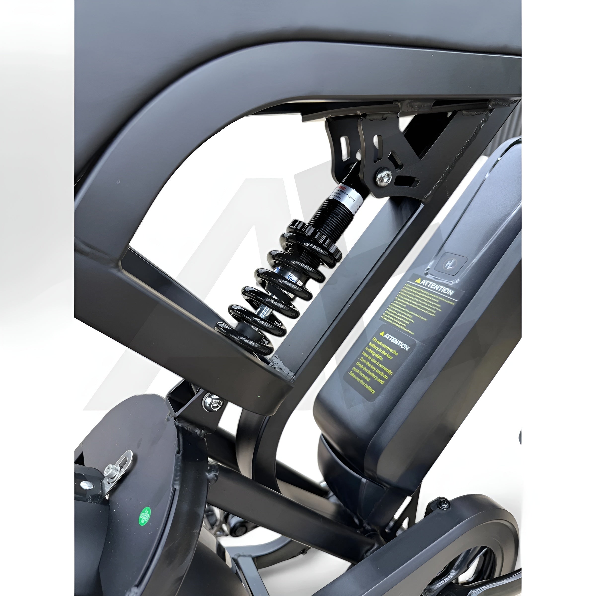 QmWheel V20 Mini Fatbike Kinderfatbike met Hydraulische Remmen - Zwart - AE-trading