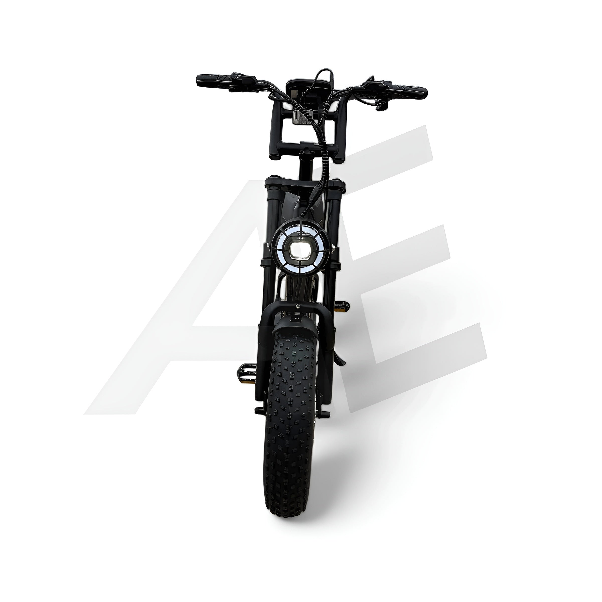 QmWheel V20 Mini Fatbike Kinderfatbike met Hydraulische Remmen - Zwart - AE-trading