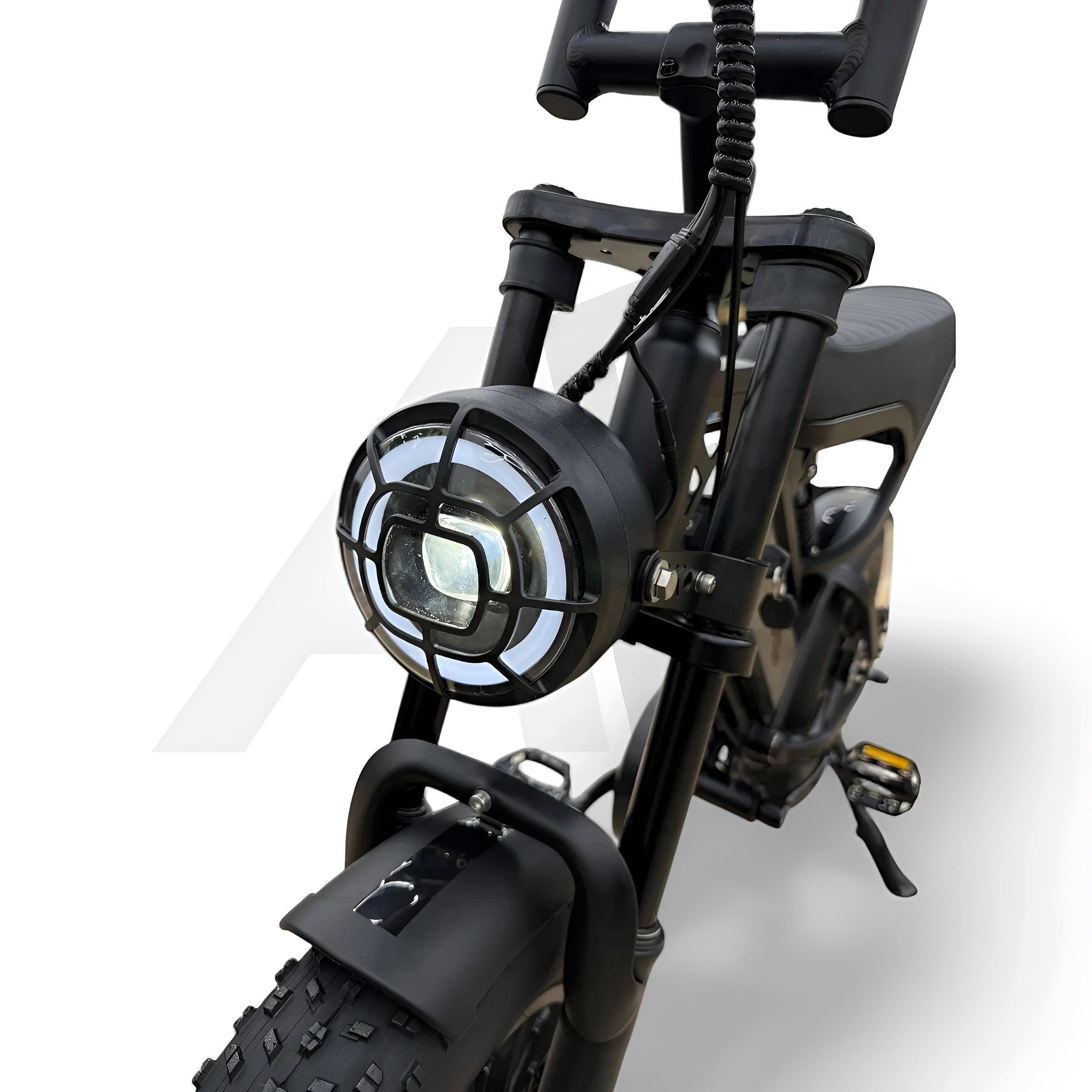 QmWheel V20 Mini Fatbike Kinderfatbike met Hydraulische Remmen - Zwart - AE-trading