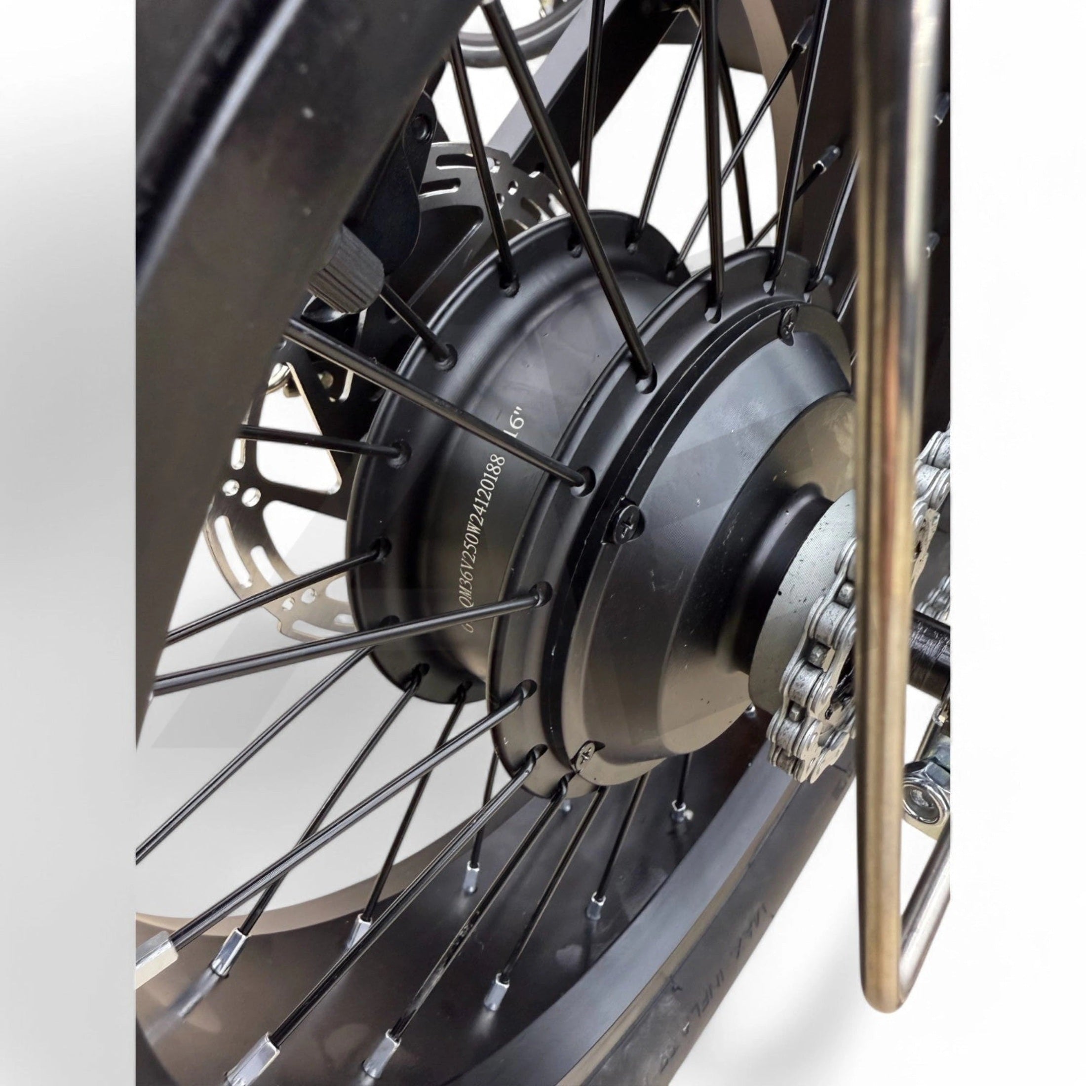 QmWheel V20 Mini Fatbike Kinderfatbike met Hydraulische Remmen - Zwart
