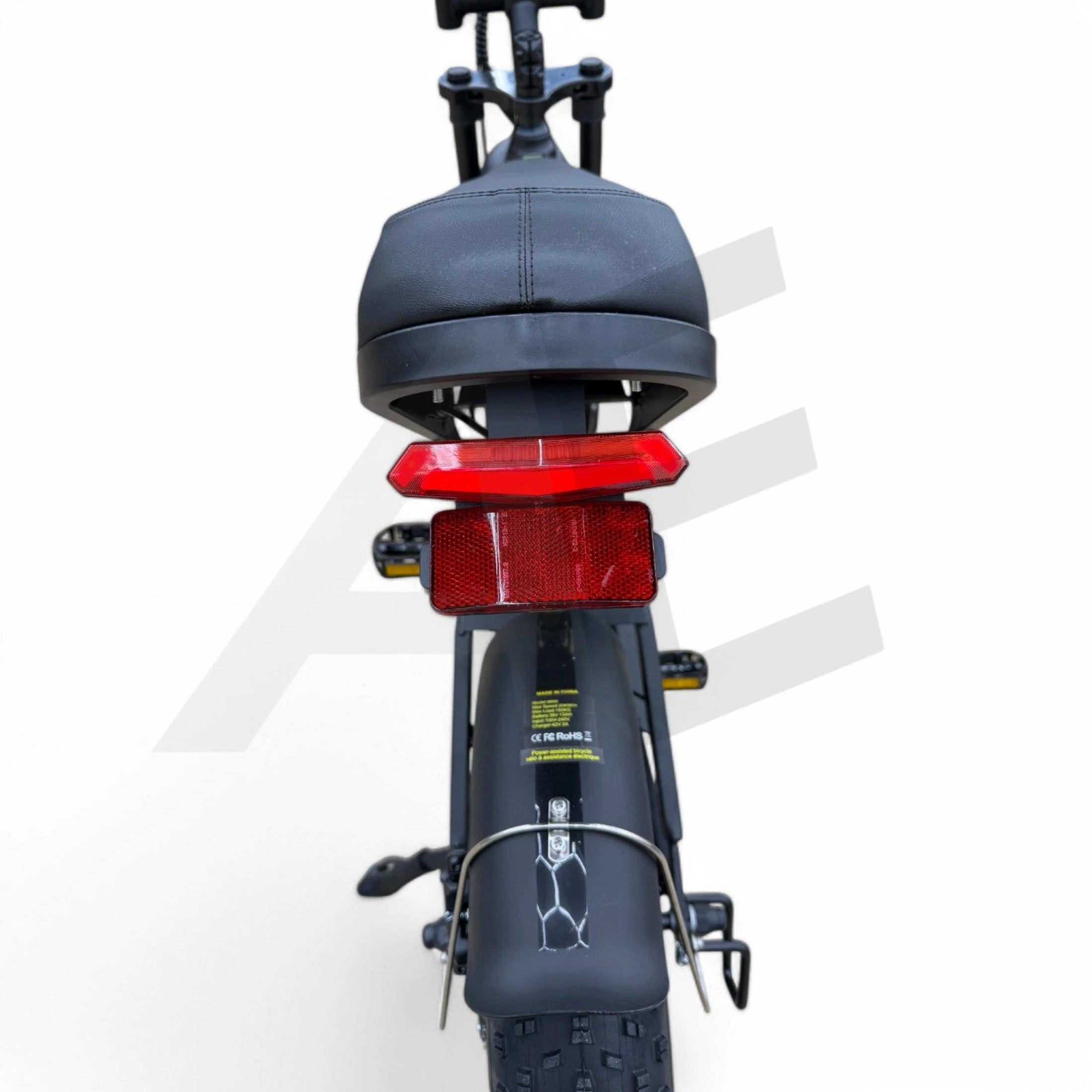 QmWheel V20 Mini Fatbike Kinderfatbike met Hydraulische Remmen - Zwart