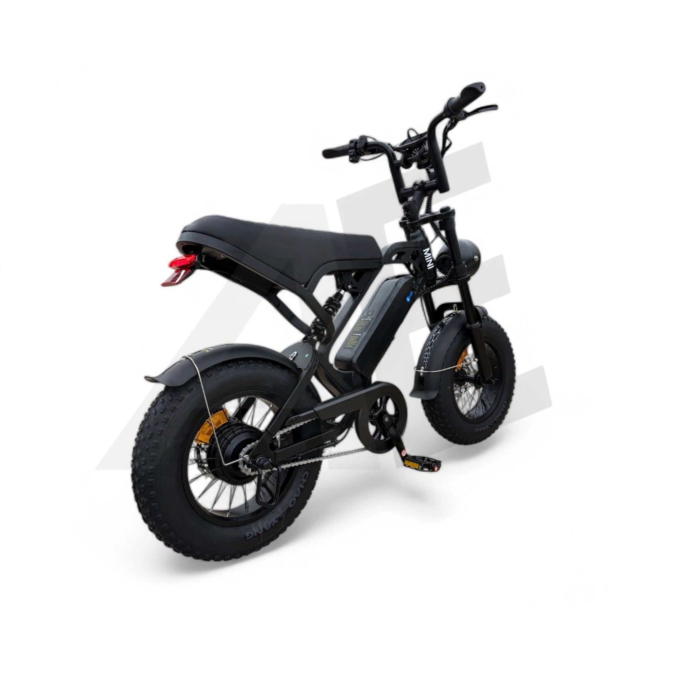 QmWheel V20 Mini Fatbike Kinderfatbike met Hydraulische Remmen - Zwart