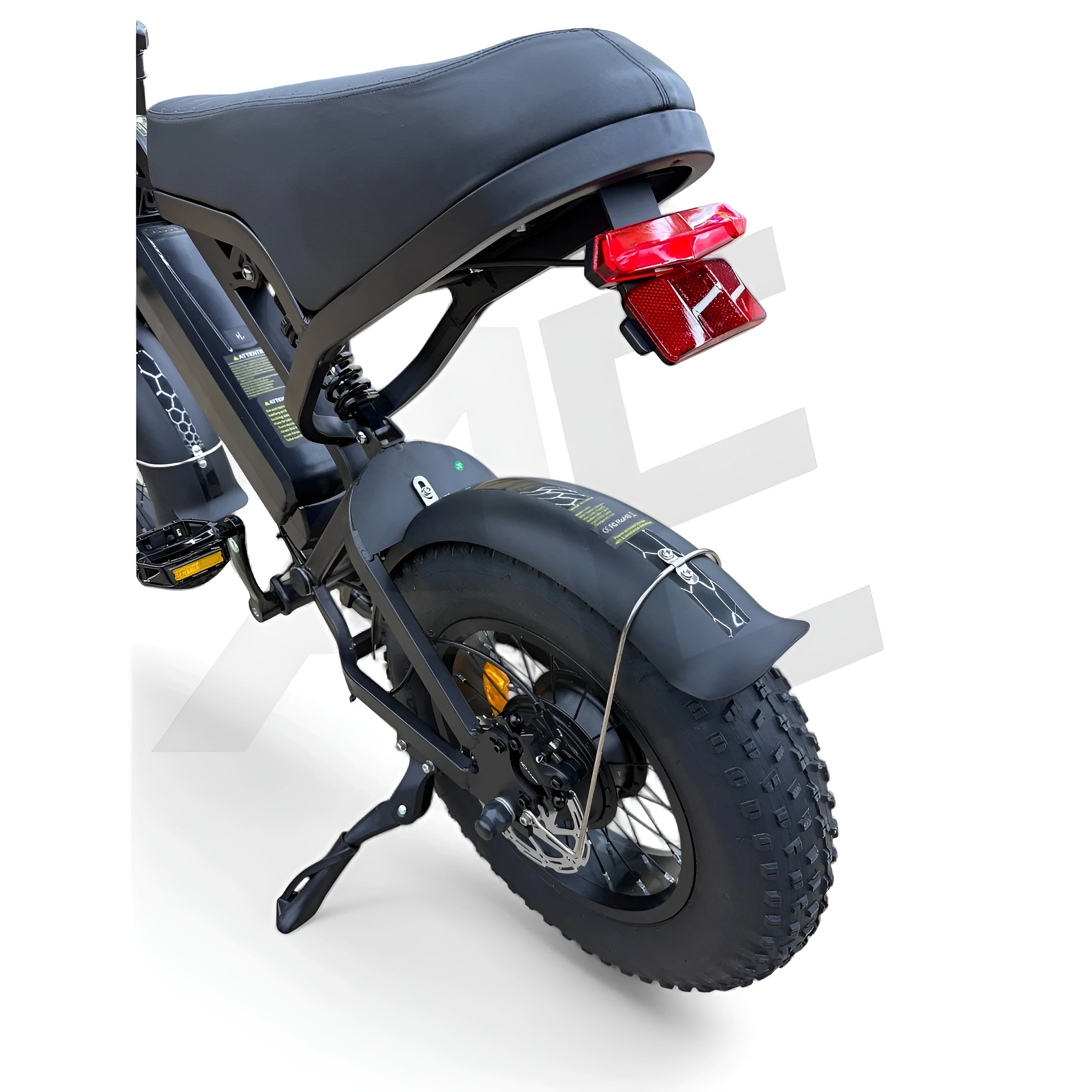 QmWheel V20 Mini Fatbike Kinderfatbike met Hydraulische Remmen - Zwart - AE-trading