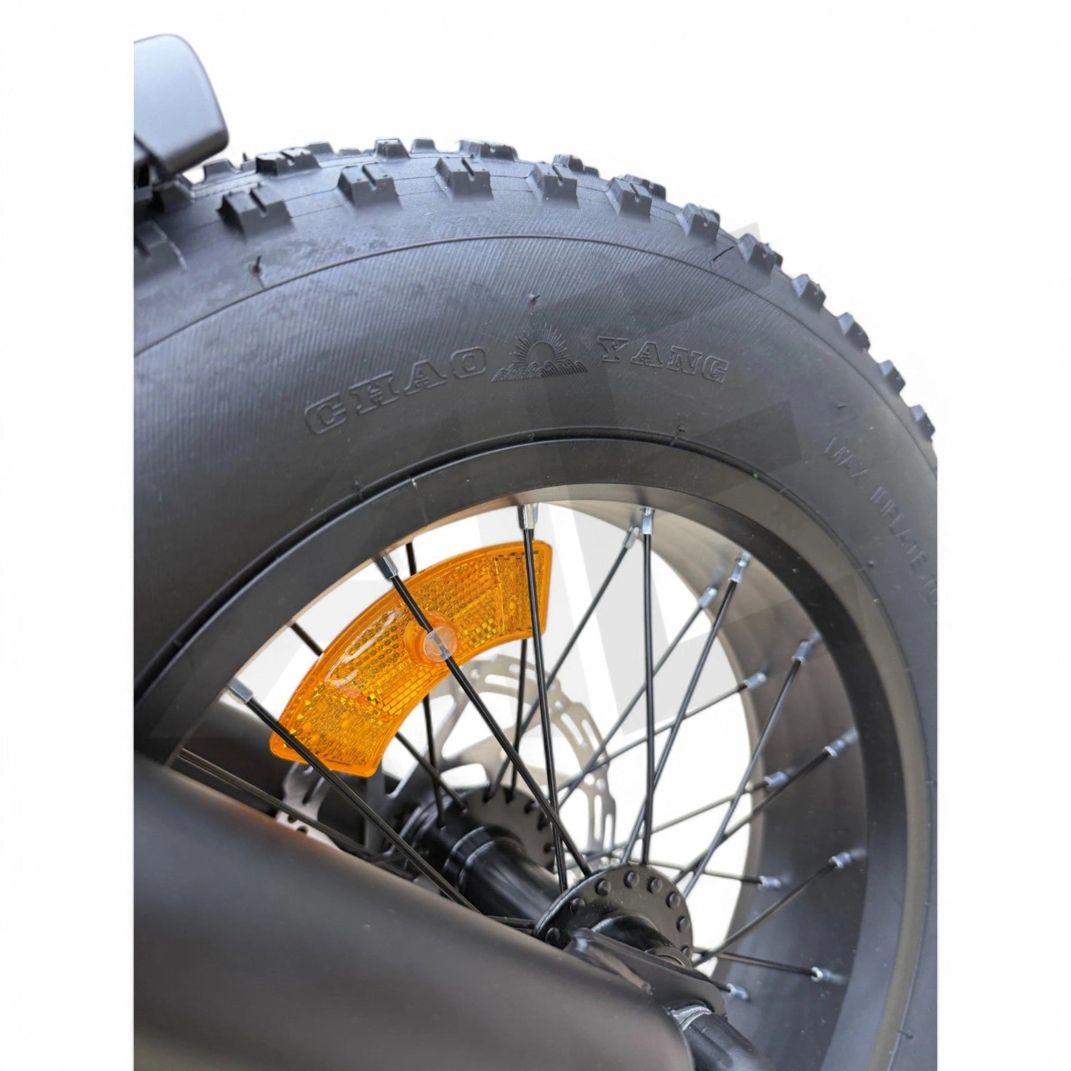 QmWheel V20 Mini Fatbike Kinderfatbike met Hydraulische Remmen - Zwart