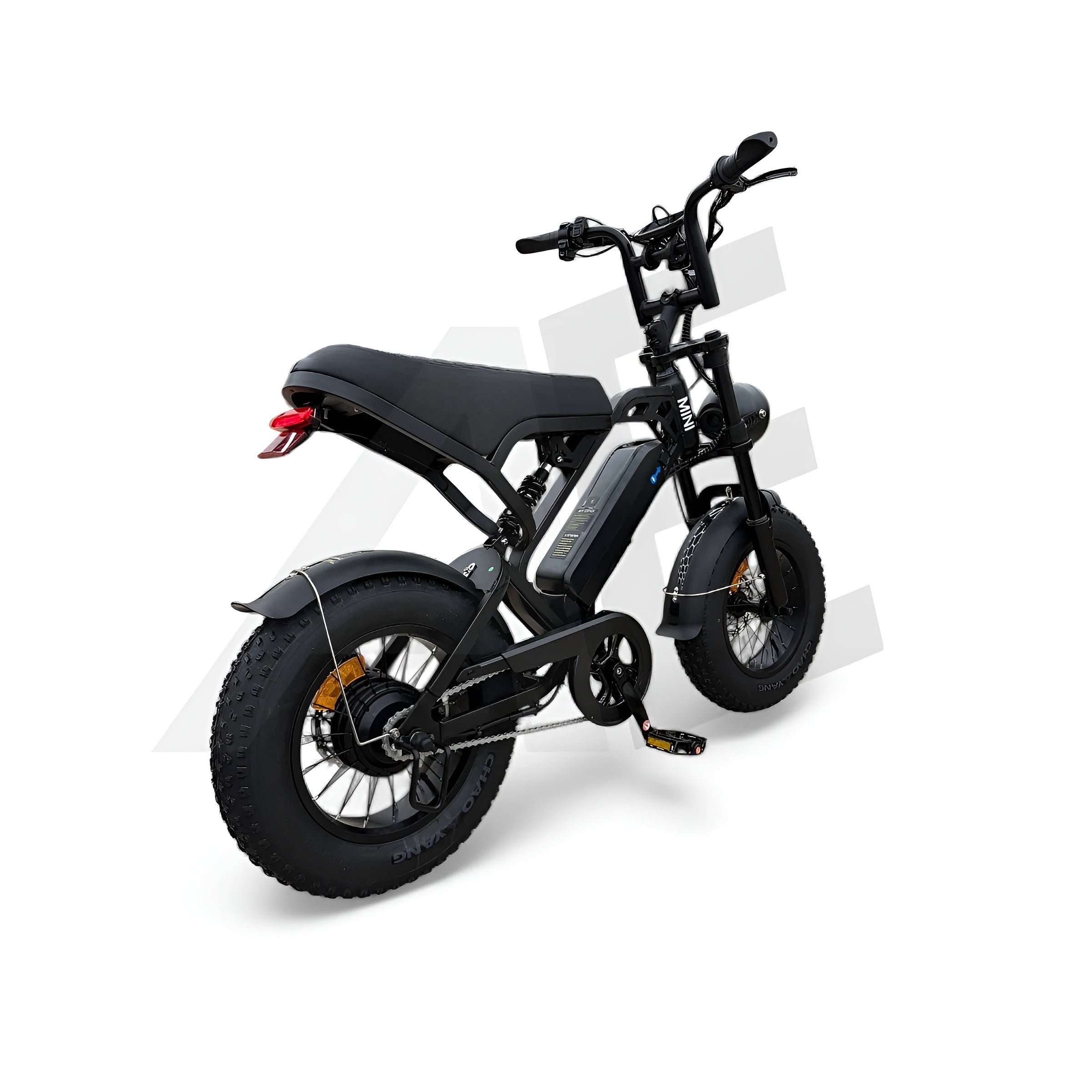 QmWheel V20 Mini Fatbike Kinderfatbike met Hydraulische Remmen - Zwart - AE-trading