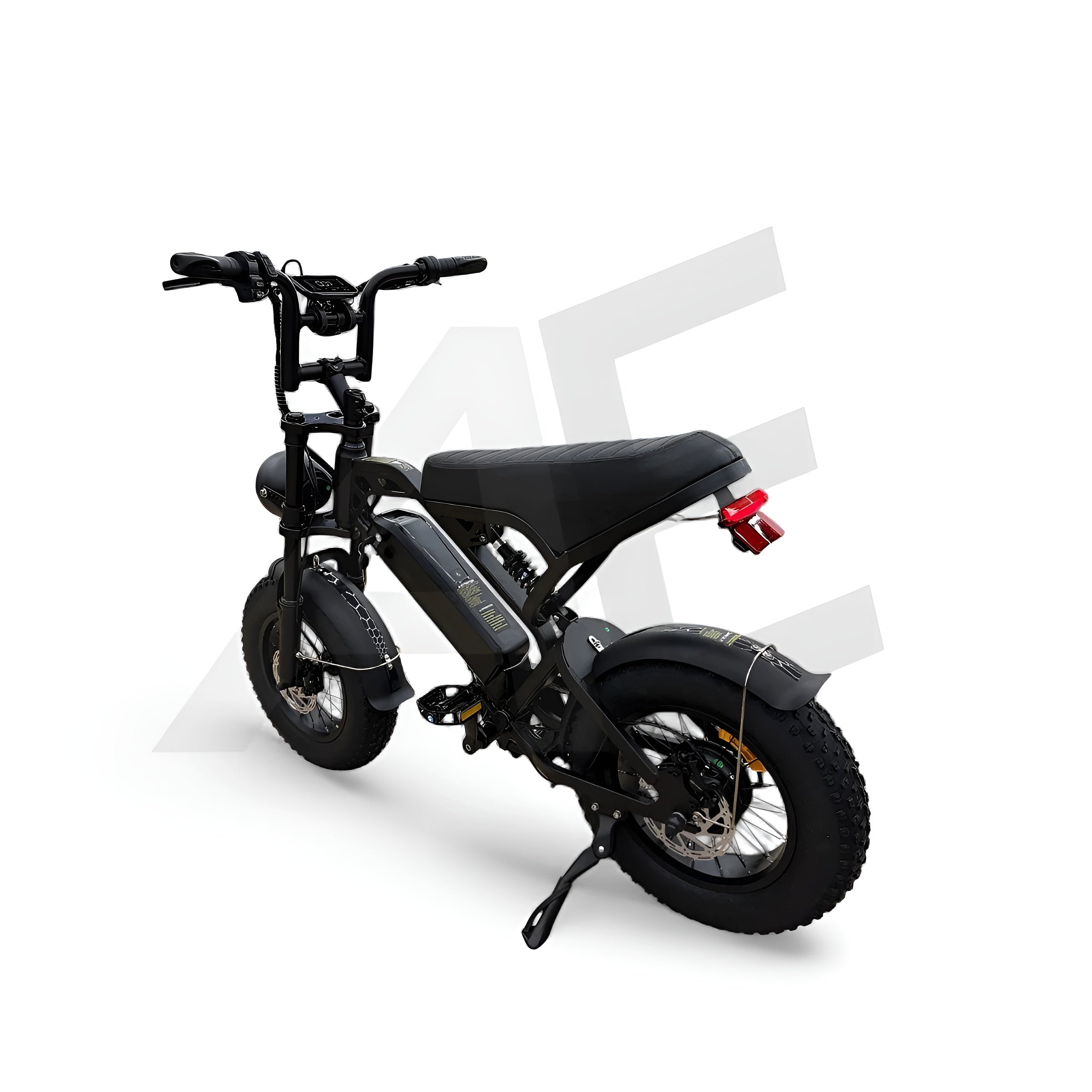 QmWheel V20 Mini Fatbike Kinderfatbike met Hydraulische Remmen - Zwart - AE-trading