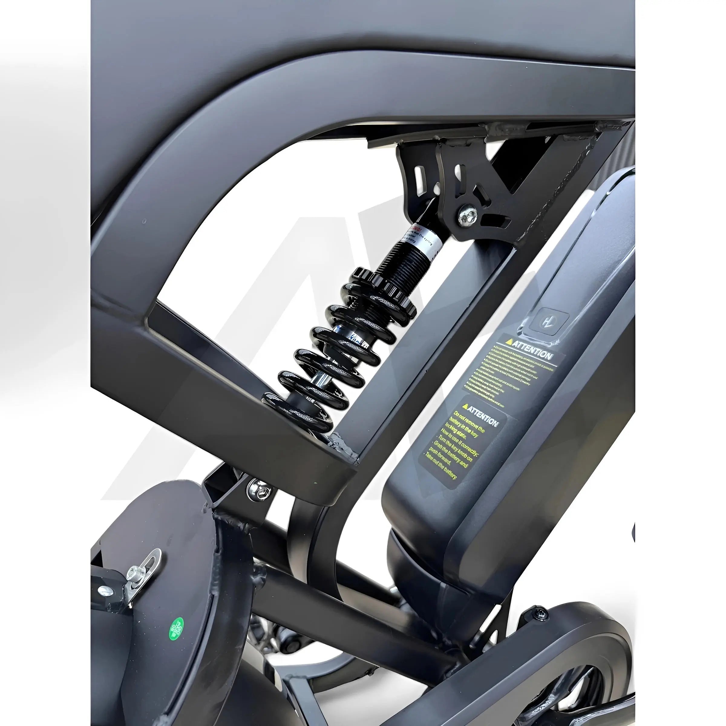 QmWheel V20 Mini Fatbike Kinderfatbike met Hydraulische Remmen - Zwart - AE-trading