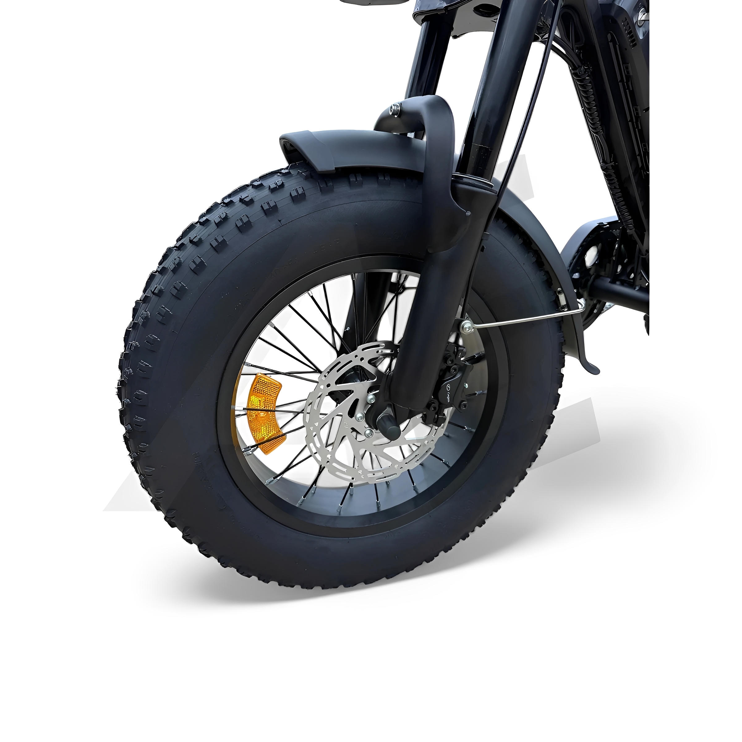 QmWheel V20 Mini Fatbike Kinderfatbike met Hydraulische Remmen - Zwart - AE-trading