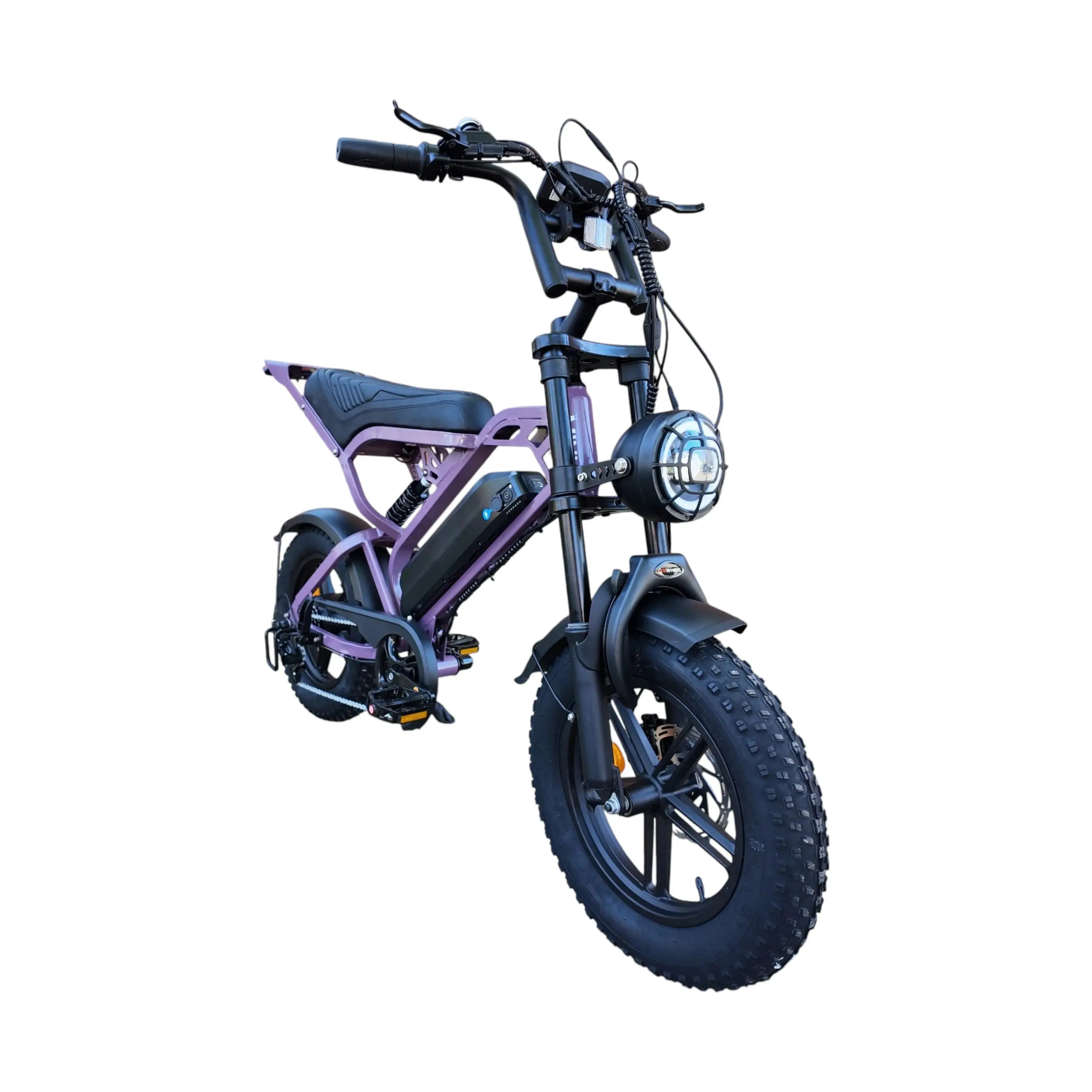 QmWheel V20 Mini Fatbike - Paars - AE-trading