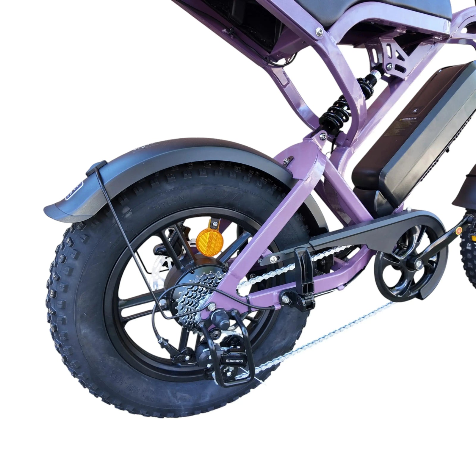 QmWheel V20 Mini Fatbike - Paars - AE-trading