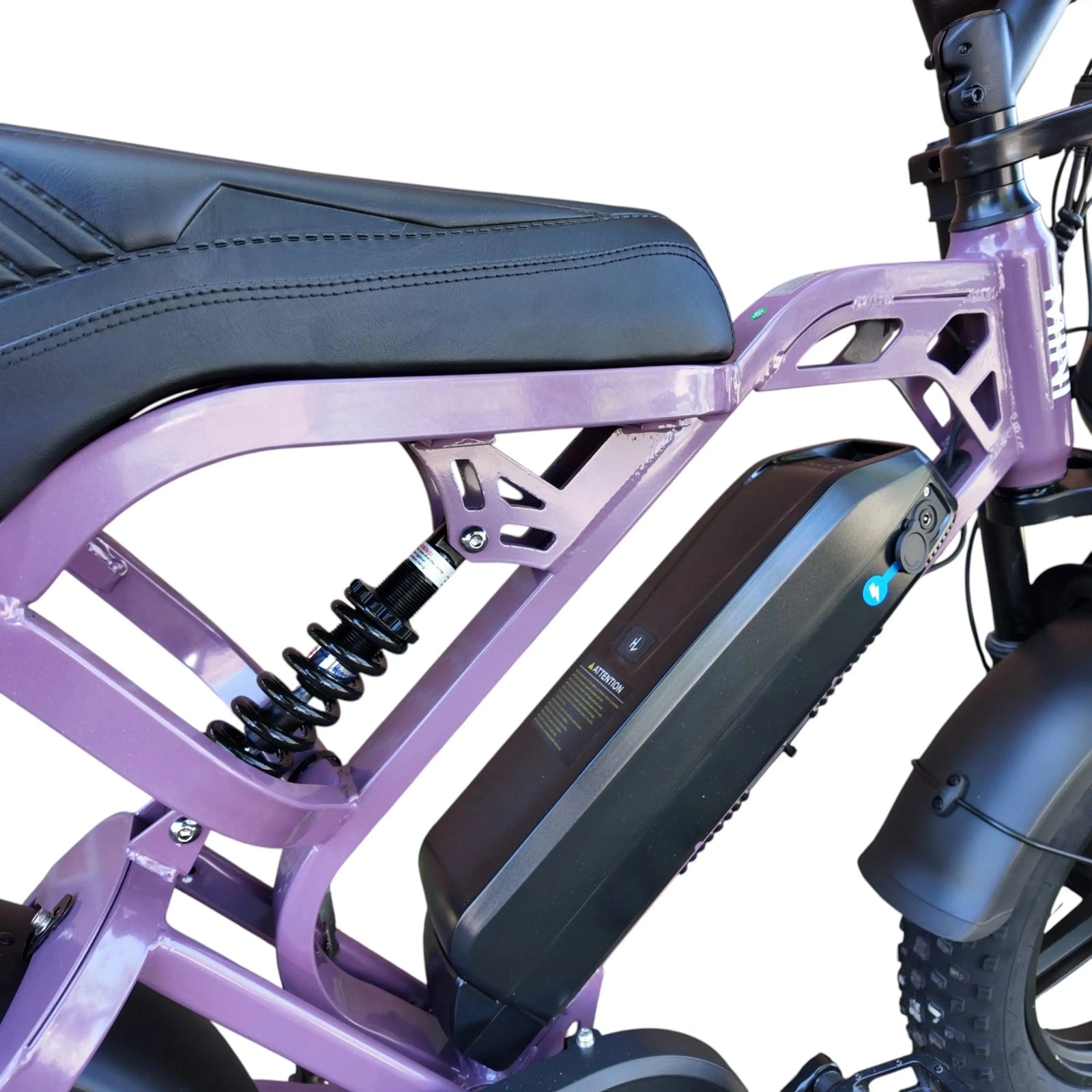 QmWheel V20 Mini Fatbike - Paars - AE-trading