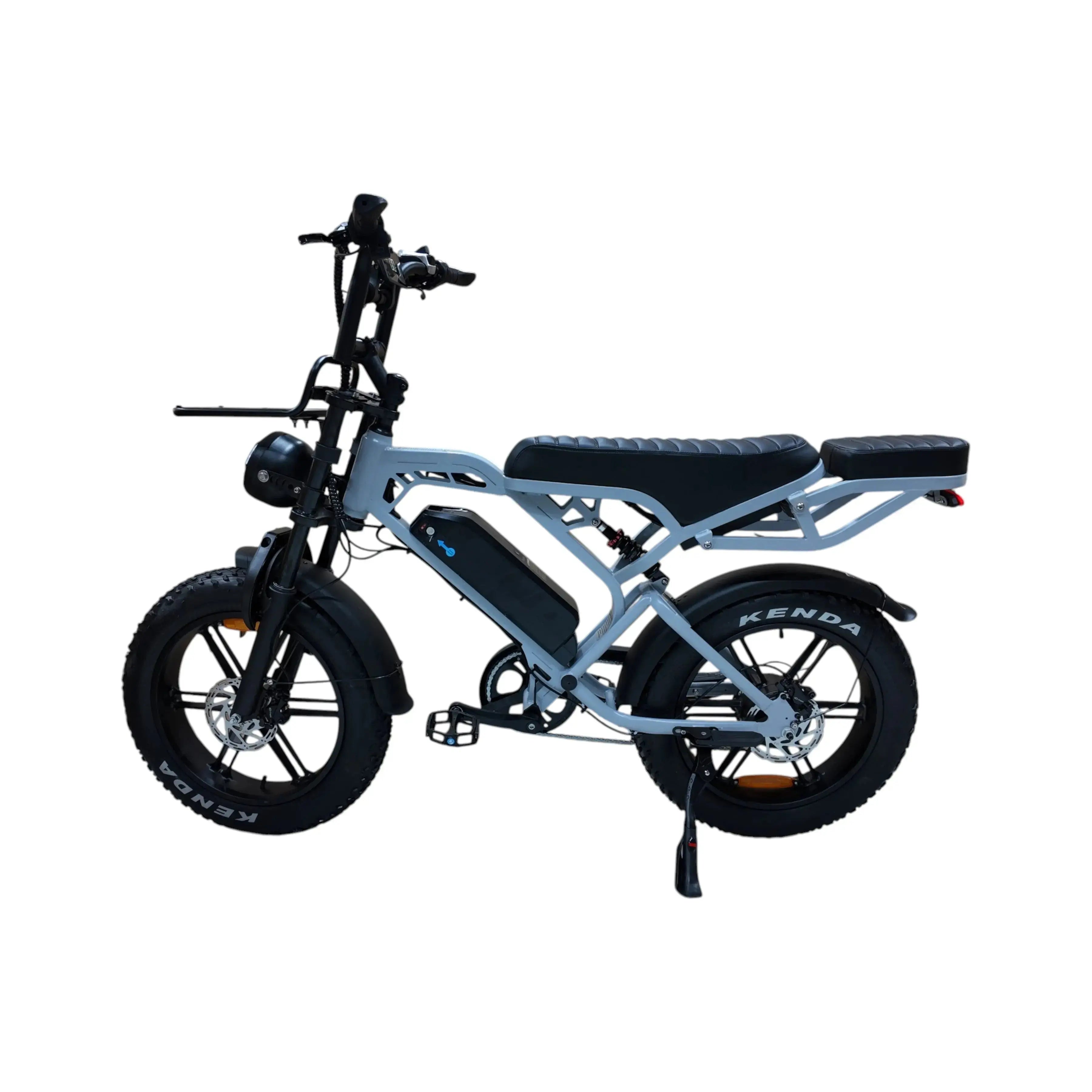 QmWheel V20 Pro Fatbike – Lichtgrijs – Inclusief Accessoiresset - AE-trading