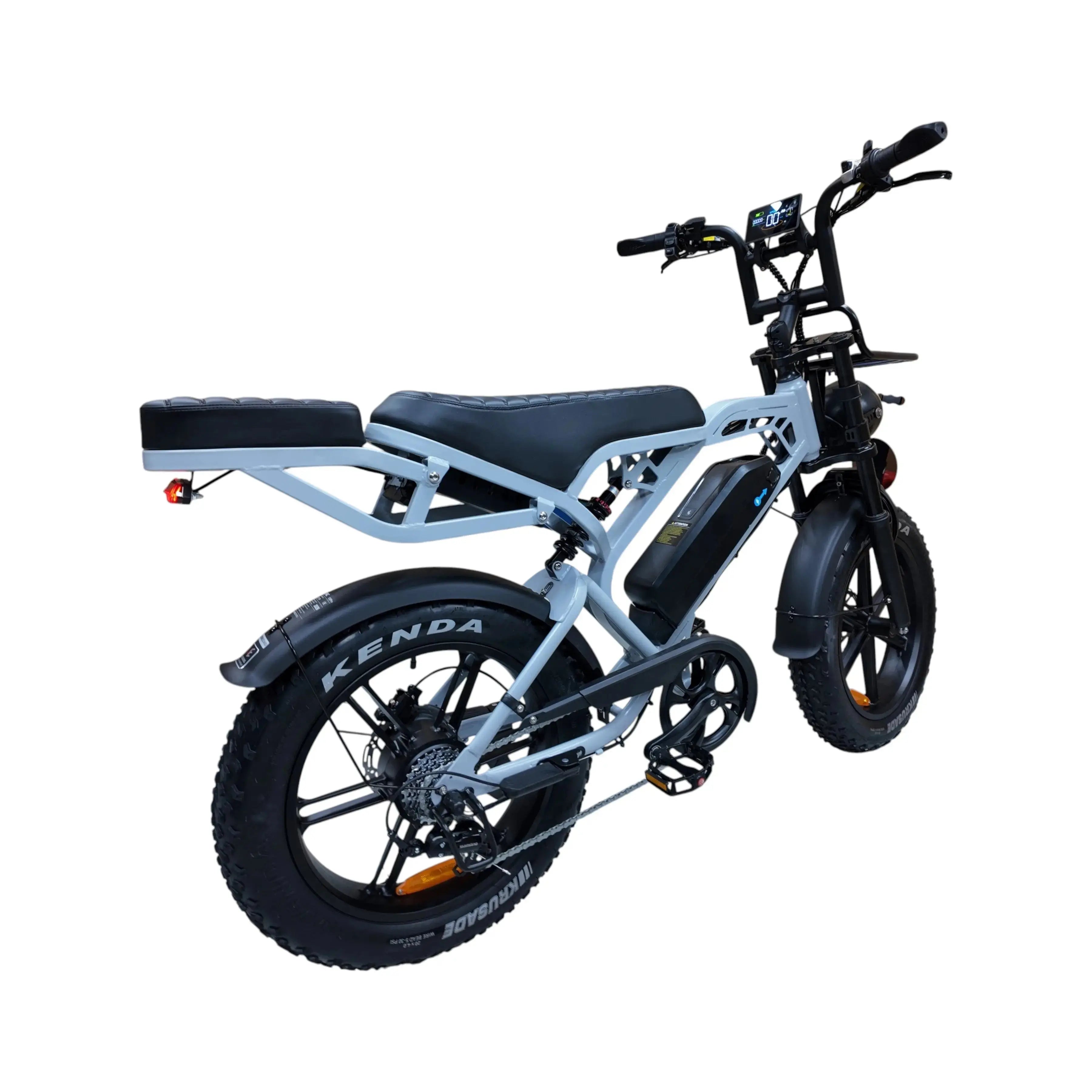 QmWheel V20 Pro Fatbike – Lichtgrijs – Inclusief Accessoiresset - AE-trading