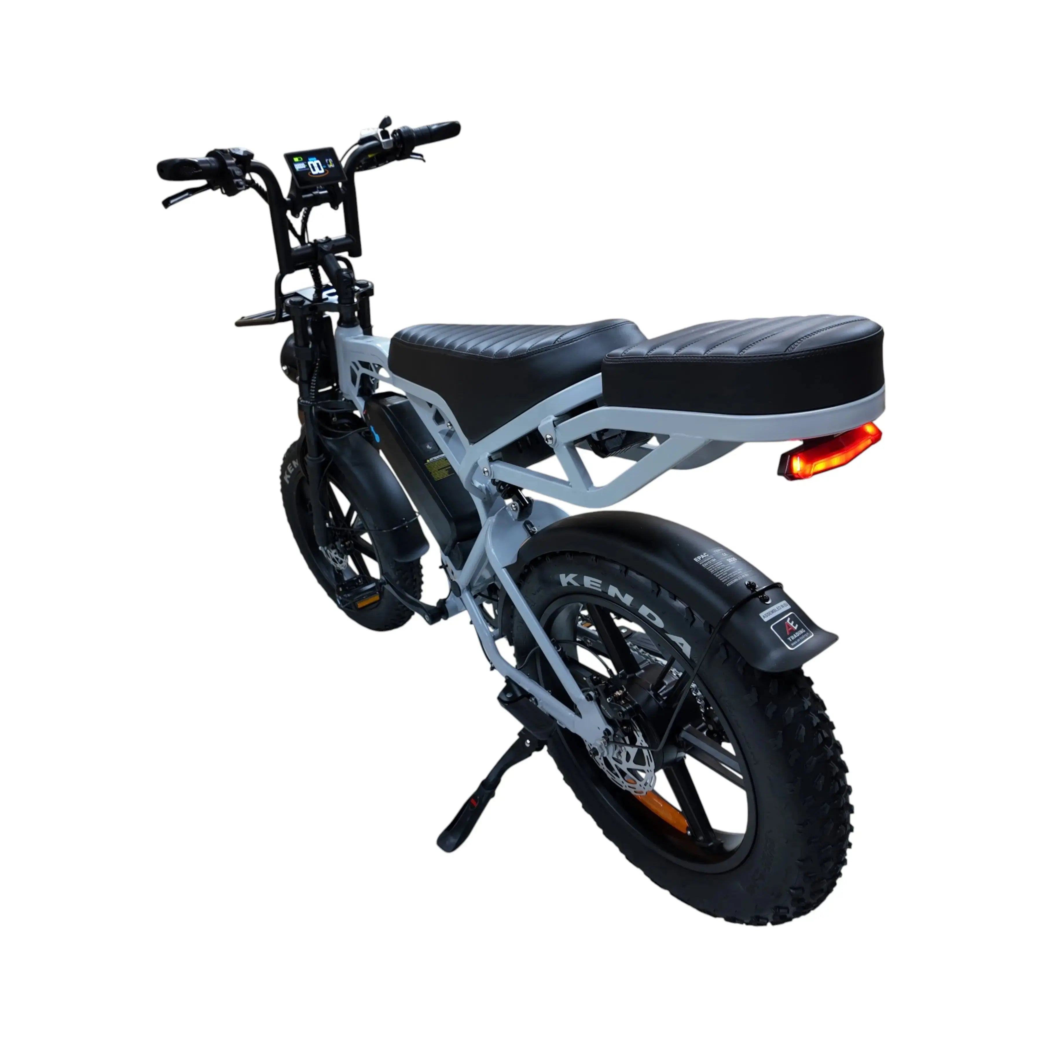 QmWheel V20 Pro Fatbike – Lichtgrijs – Inclusief Accessoiresset - AE-trading