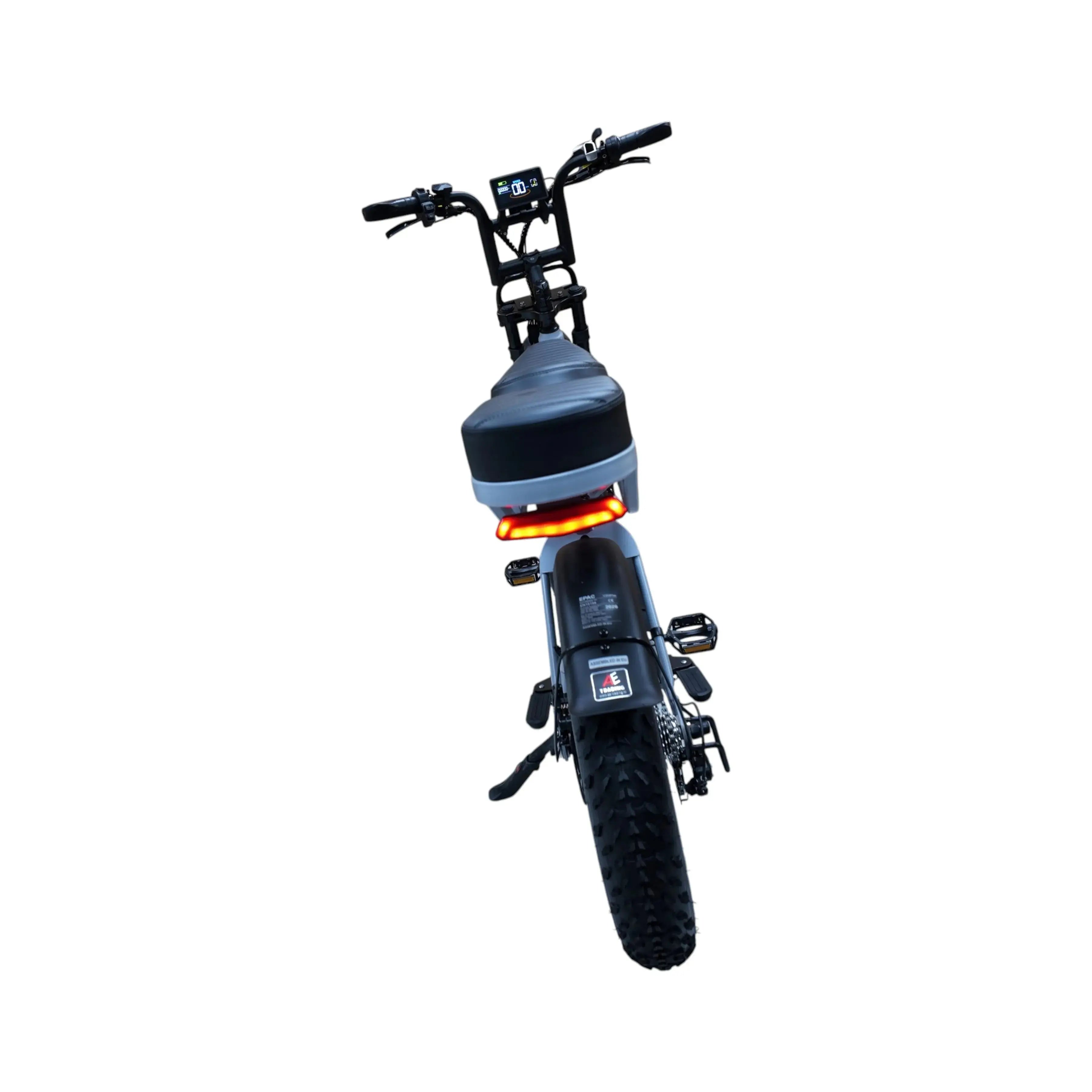 QmWheel V20 Pro Fatbike – Lichtgrijs – Inclusief Accessoiresset - AE-trading