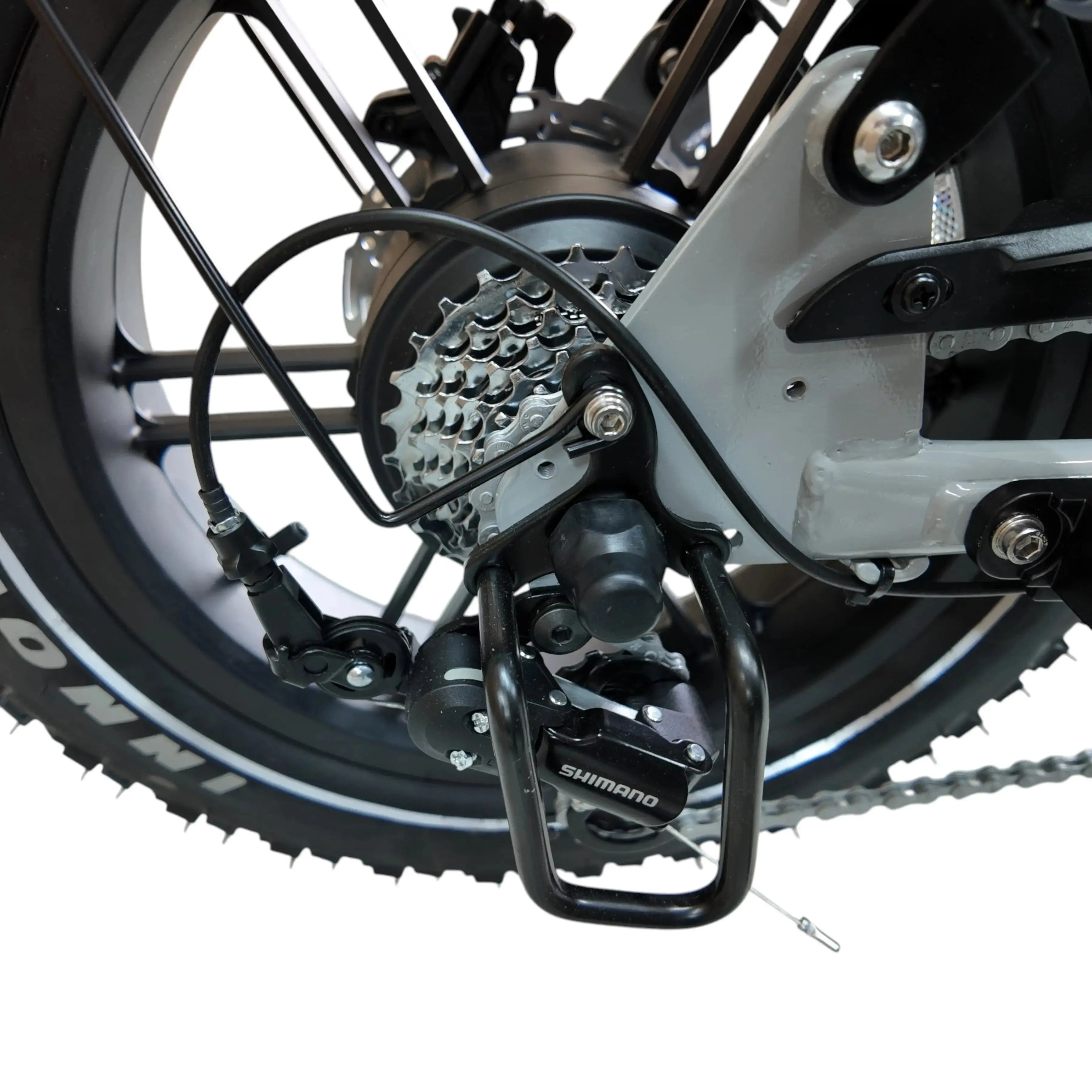 QmWheel V20 Pro Fatbike – Lichtgrijs – Inclusief Accessoiresset - AE-trading