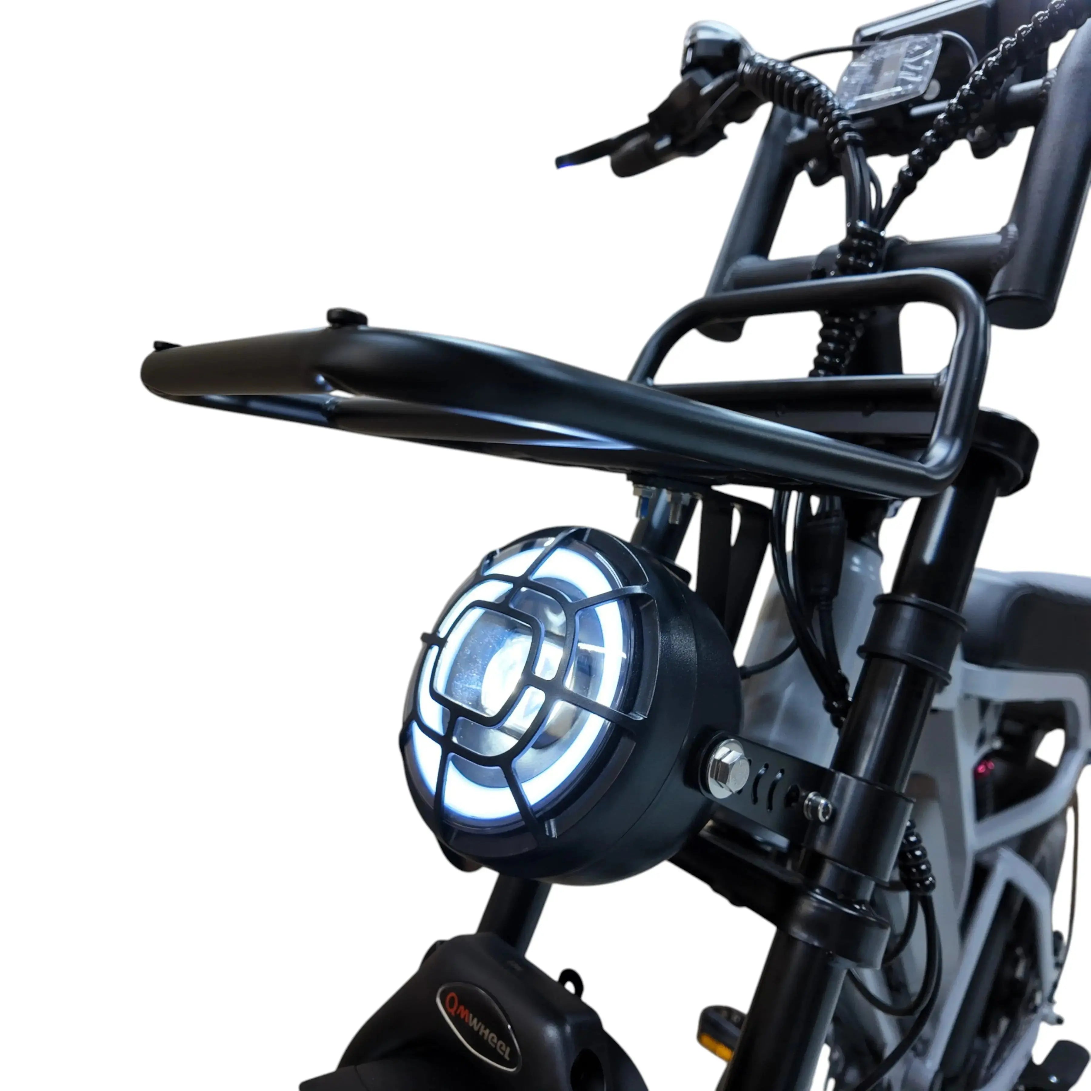 QmWheel V20 Pro Fatbike – Lichtgrijs – Inclusief Accessoiresset - AE-trading