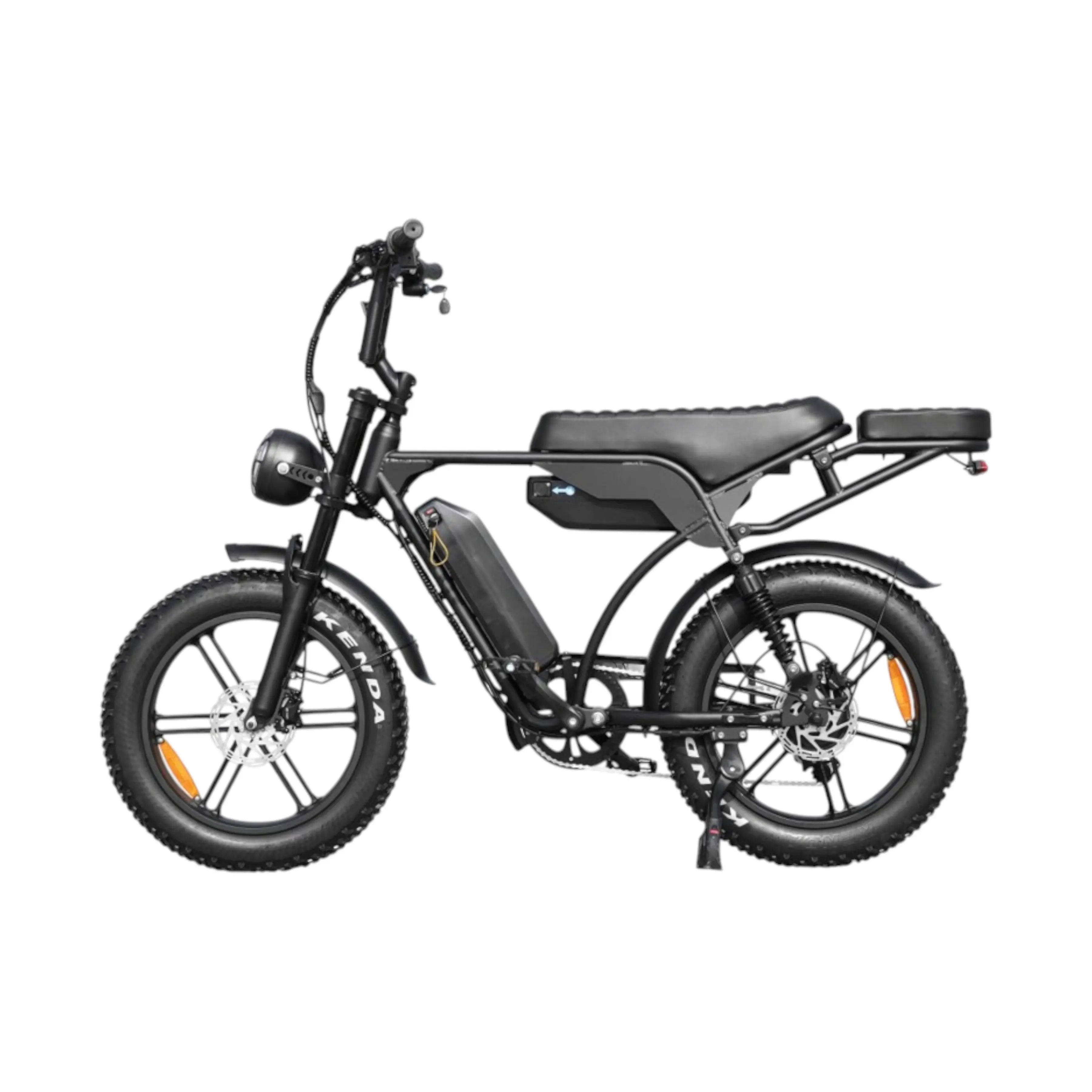 QmWheel V29 Pro Fatbike – Zwart – Dubbele Accu - AE-trading