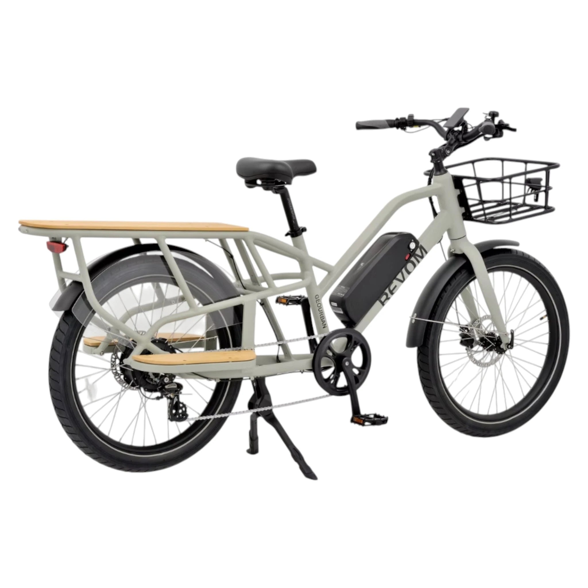 REVOM MULTI C1 - Elektrische Longtail - Olijfgroen - AE-trading