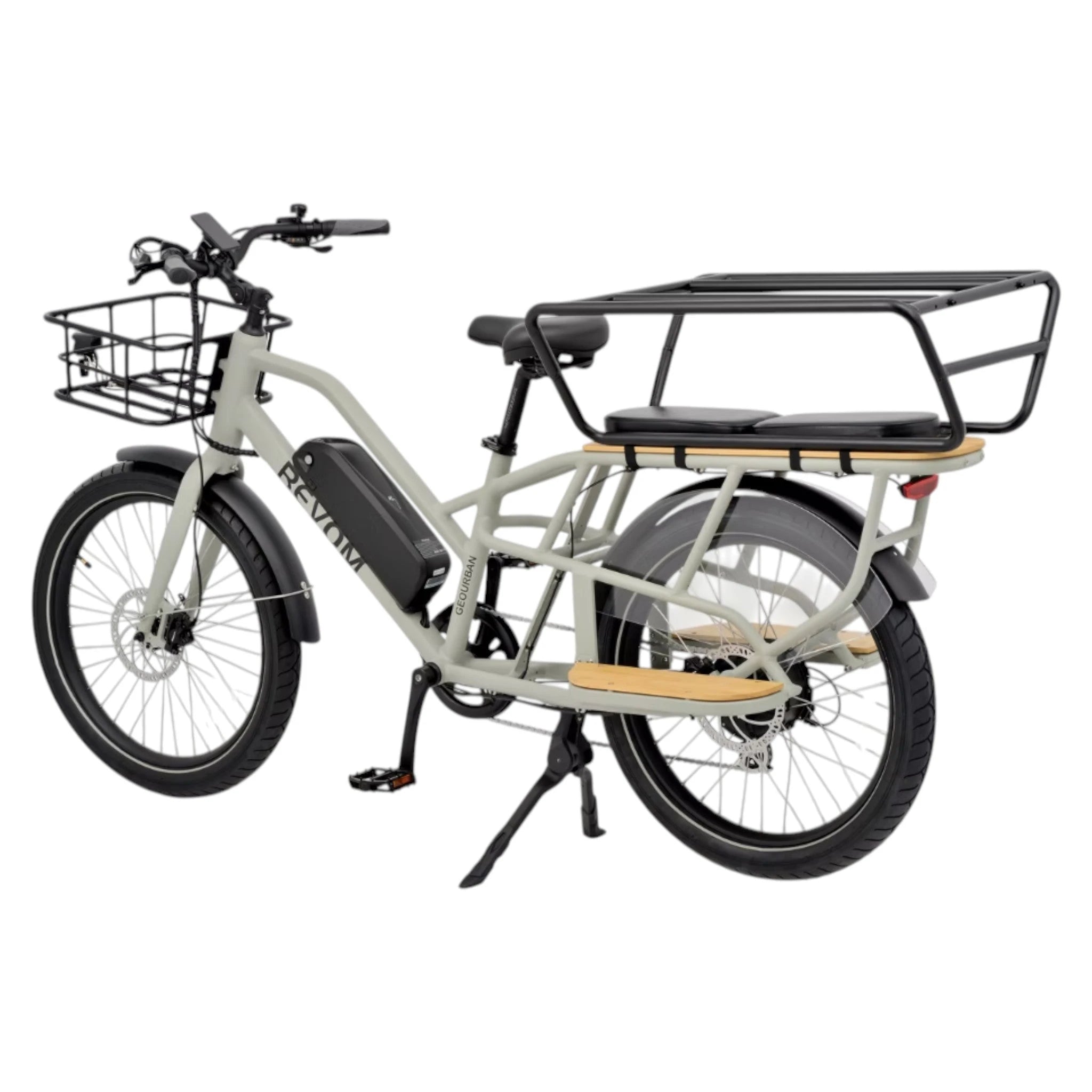 REVOM MULTI C1 - Elektrische Longtail - Olijfgroen - AE-trading