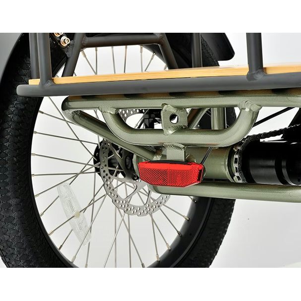 REVOM Mover T1 – 720Wh – Elektrische Driewieler Cargo E-bike - Olive green - AE-trading