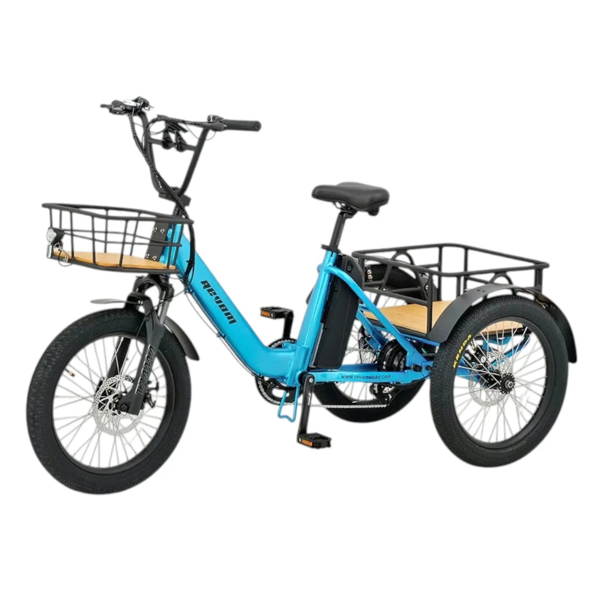 REVOM Mover T1 – Elektrische Driewieler - Blauw - AE-trading