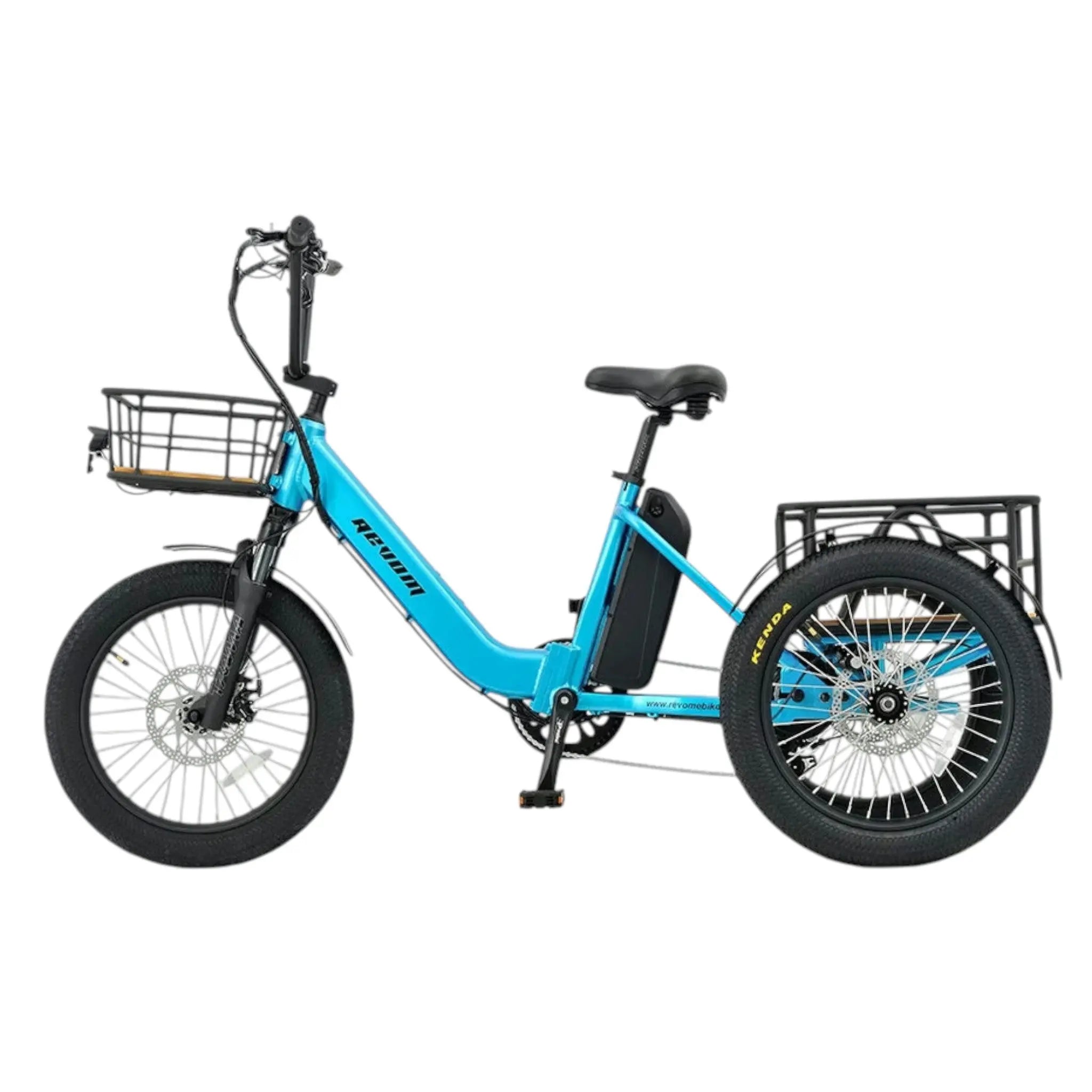 REVOM Mover T1 – Elektrische Driewieler - Blauw - AE-trading