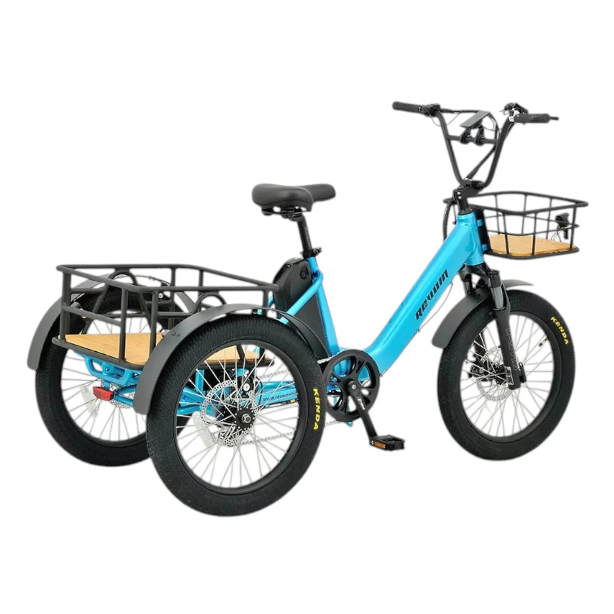 REVOM Mover T1 – Elektrische Driewieler - Blauw - AE-trading
