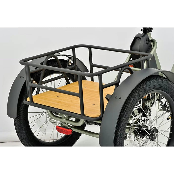 REVOM Mover T1 – 720Wh – Elektrische Driewieler Cargo E-bike - Rood - AE-trading