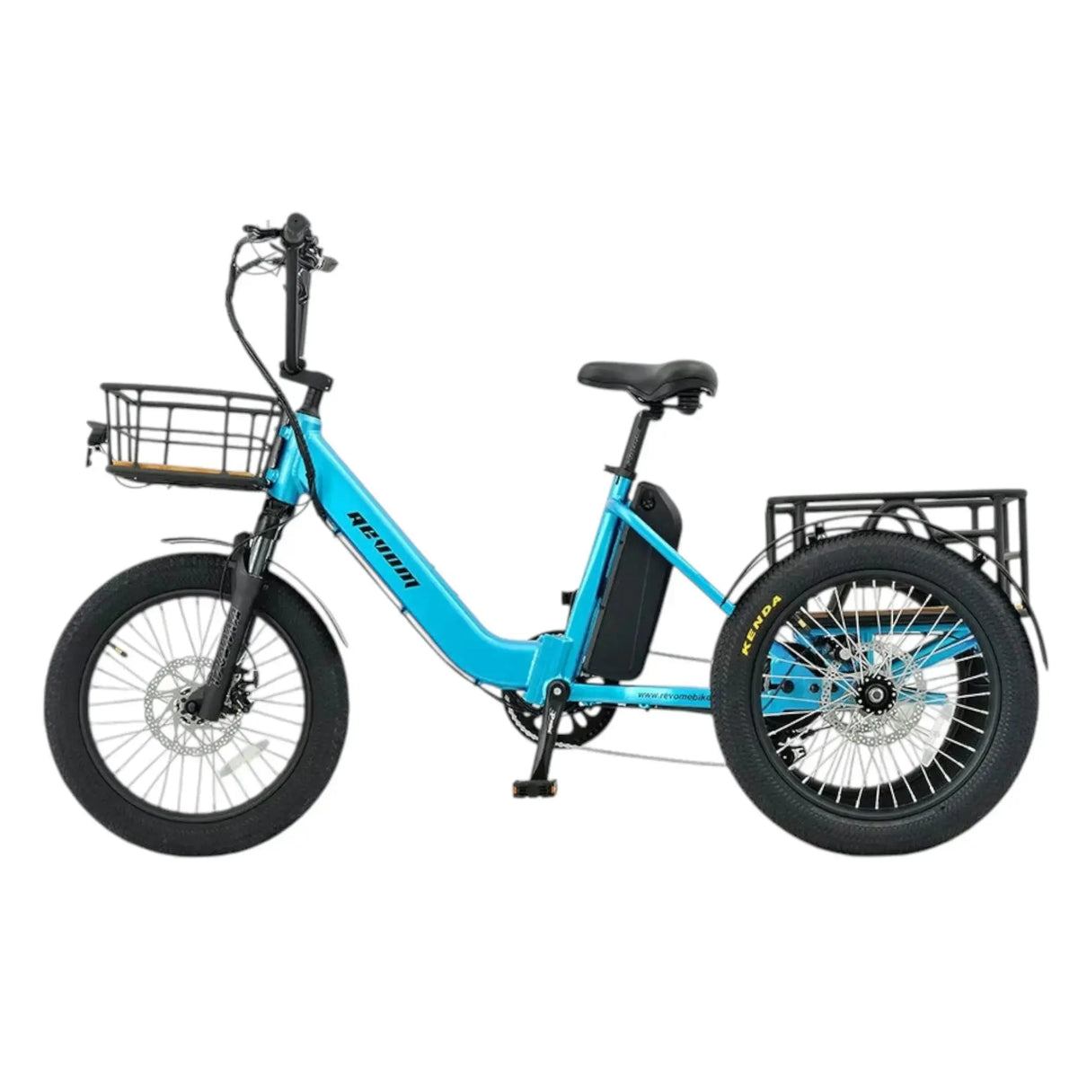 REVOM Mover T1 – Elektrische Driewieler - Blauw - AE-trading