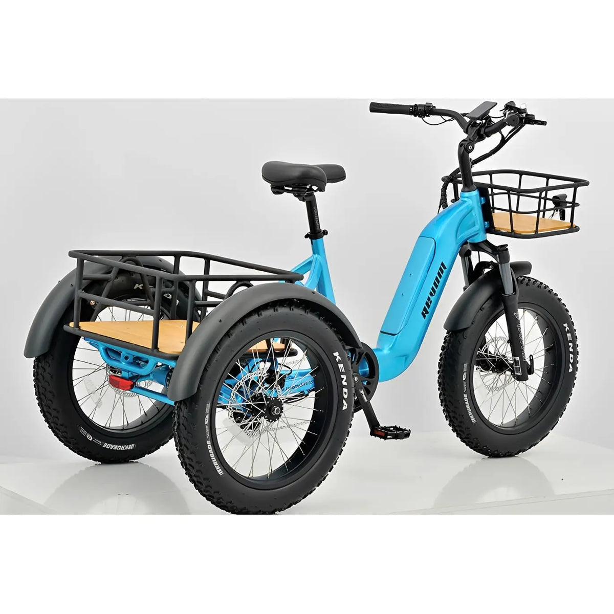 REVOM Mover T2 – Elektrische Driewieler - Blauw - AE-trading