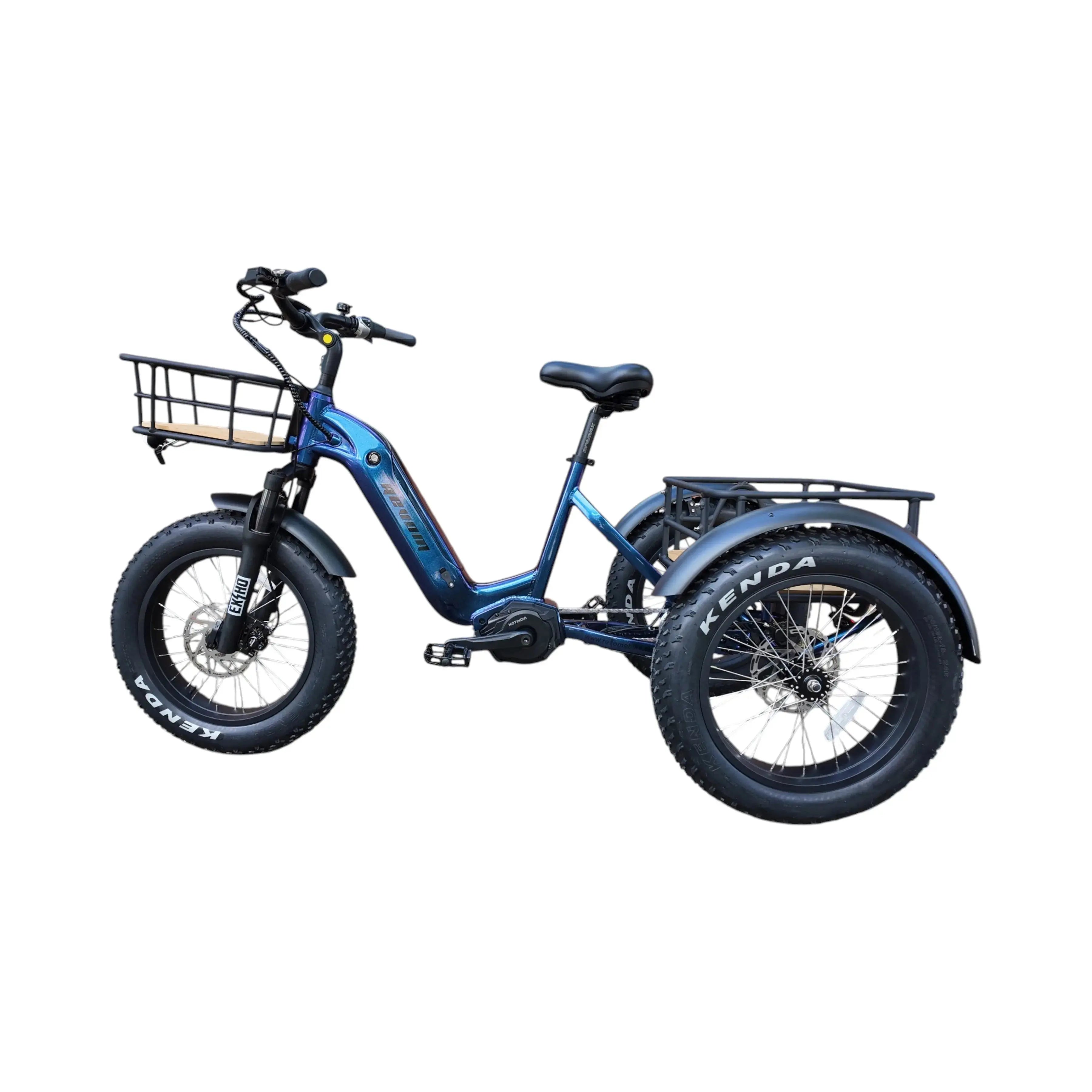REVOM Mover T3 - Elektrische Driewieler - Donkerblauw - AE-trading