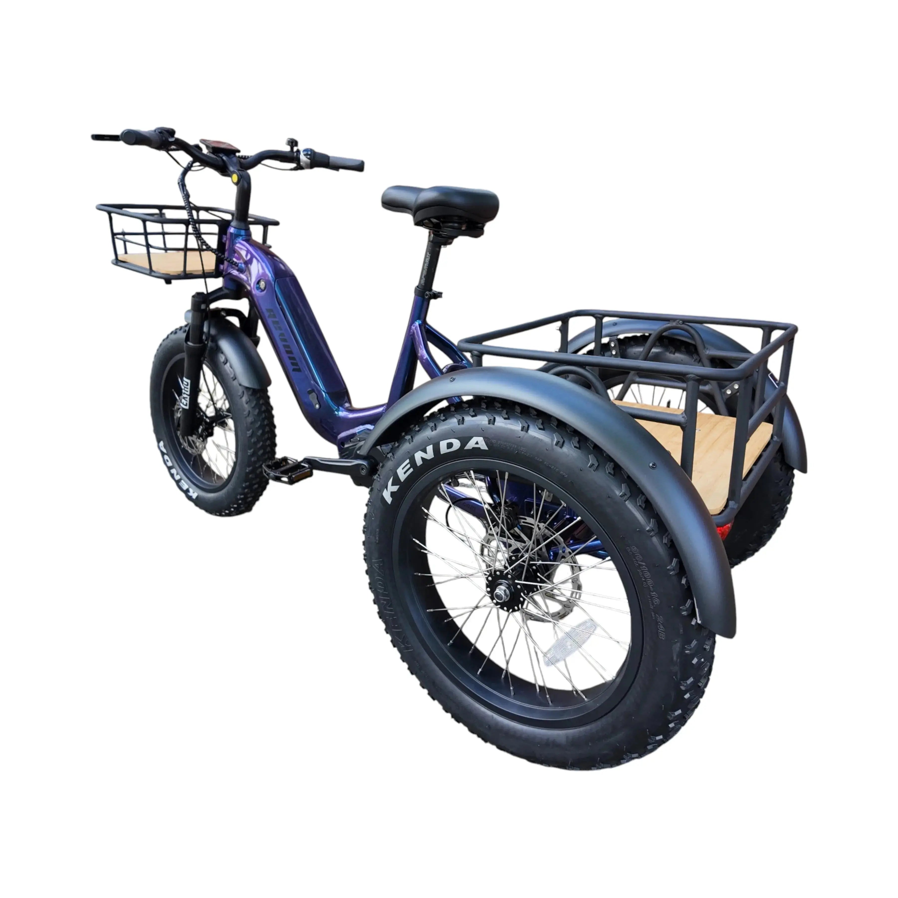 REVOM Mover T3 - Elektrische Driewieler - Donkerblauw - AE-trading