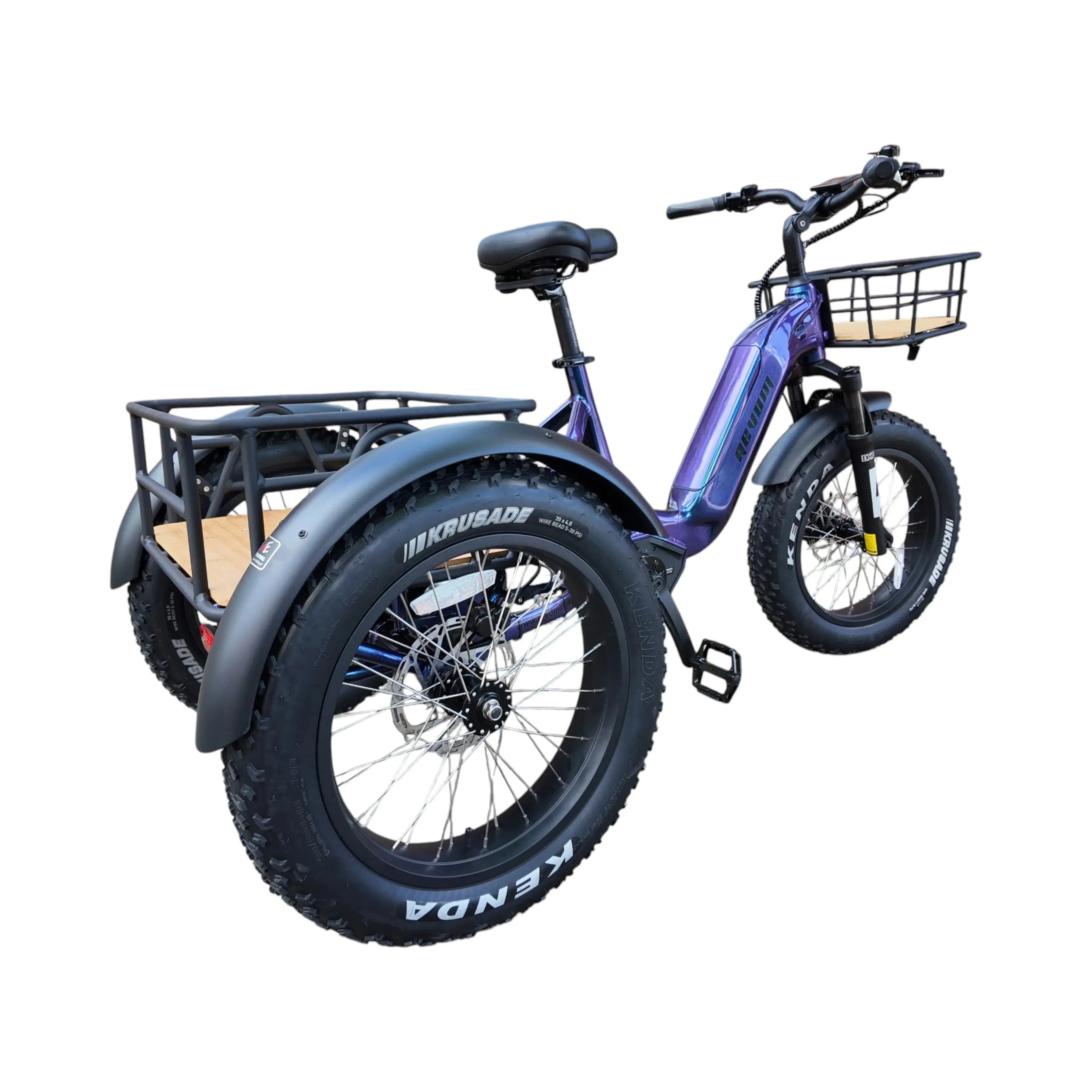 REVOM Mover T3 - Elektrische Driewieler - Donkerblauw - AE-trading