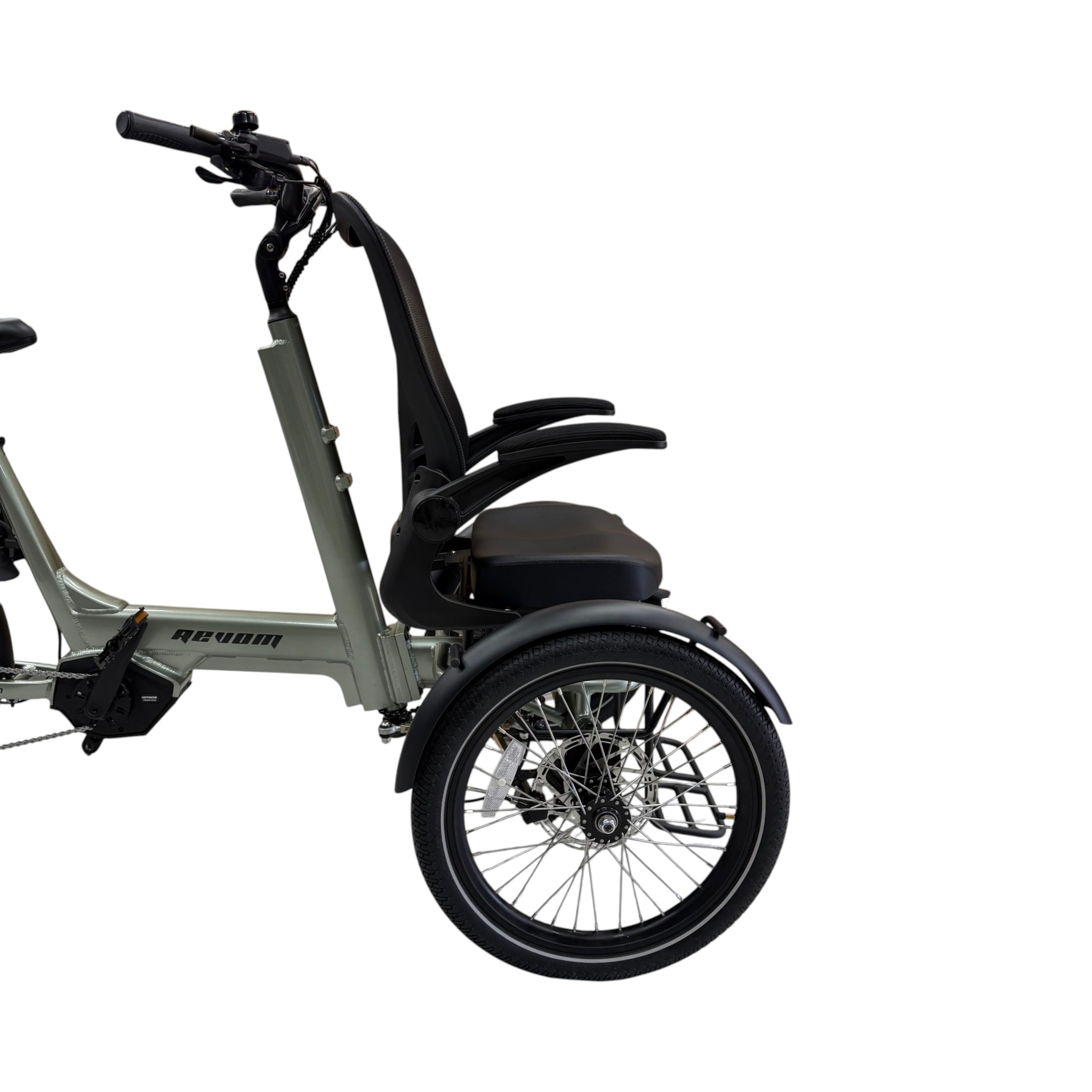REVOM Mover T5 -Elektrische Driewieler - Met Passagierszit